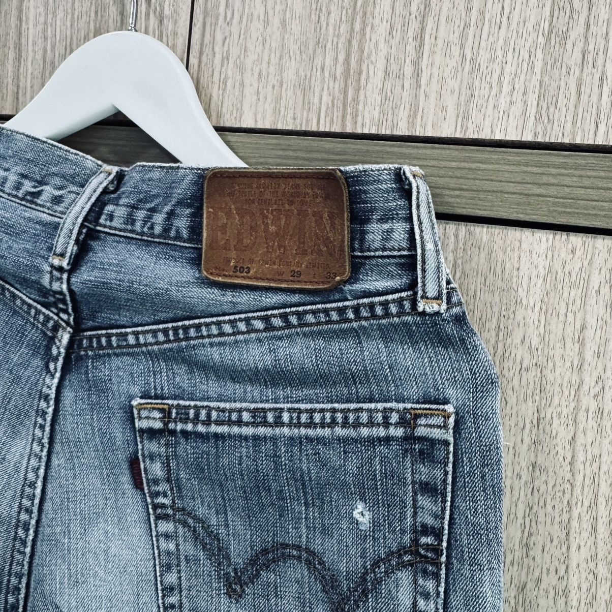 Edwin Size 29 X 33 503 EdwinDistressed Denim Size US 29 - 6 Thumbnail