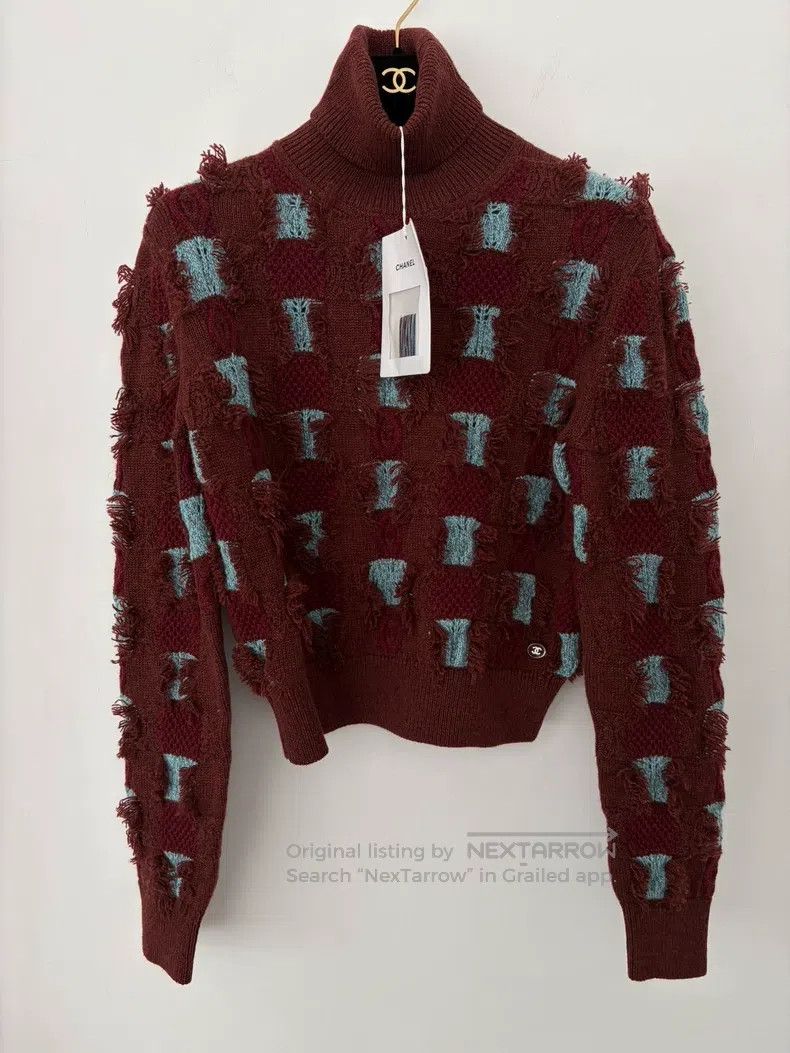 Chanel Chanel Ski series red and blue colour-blocked turtleneck s Size XS / US 0-2 / IT 36-38 - 1 Thumbnail