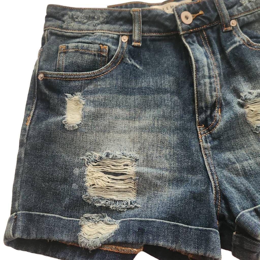 Bullhead Denim Co. Bullhead Denim Women's Size 9 Mallary Blue Mom Shorts Size 30" / US 8 / IT 44 - 5 Thumbnail