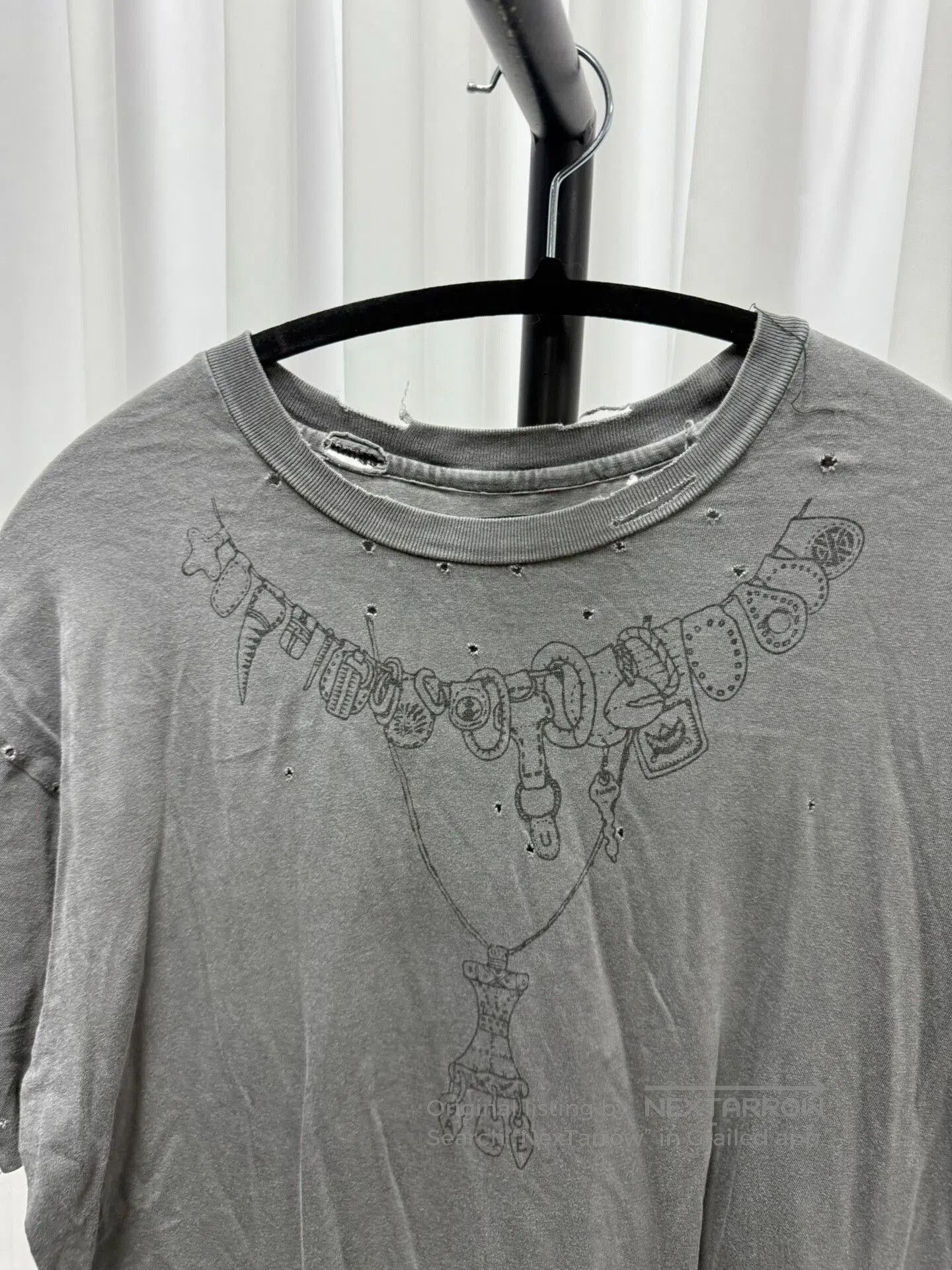 Comme des Garcons Homme Plus undercovers short sleeve distressed t-shirt. Size US M / EU 48-50 / 2 - 2 Thumbnail