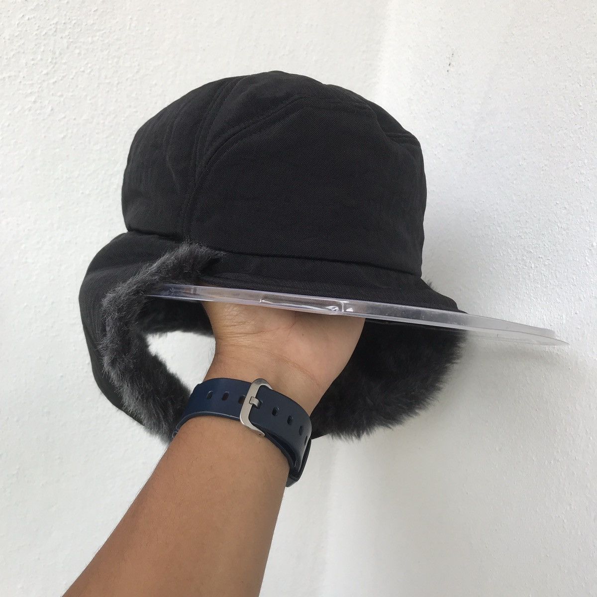 Japanese Brand Vintage 90s Ushanka fur hat Size ONE SIZE - 1 Thumbnail