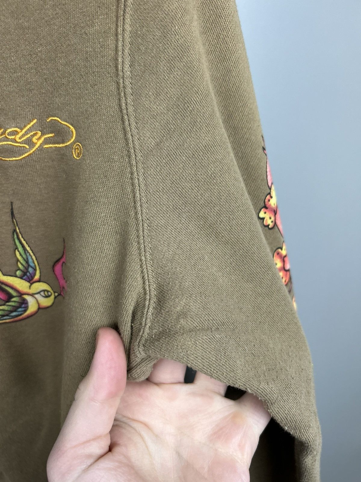 Ed Hardy Rare Vintage Ed Hardy Zip Up Hoodie Skull Logo Size US M / EU 48-50 / 2 - 17 Thumbnail