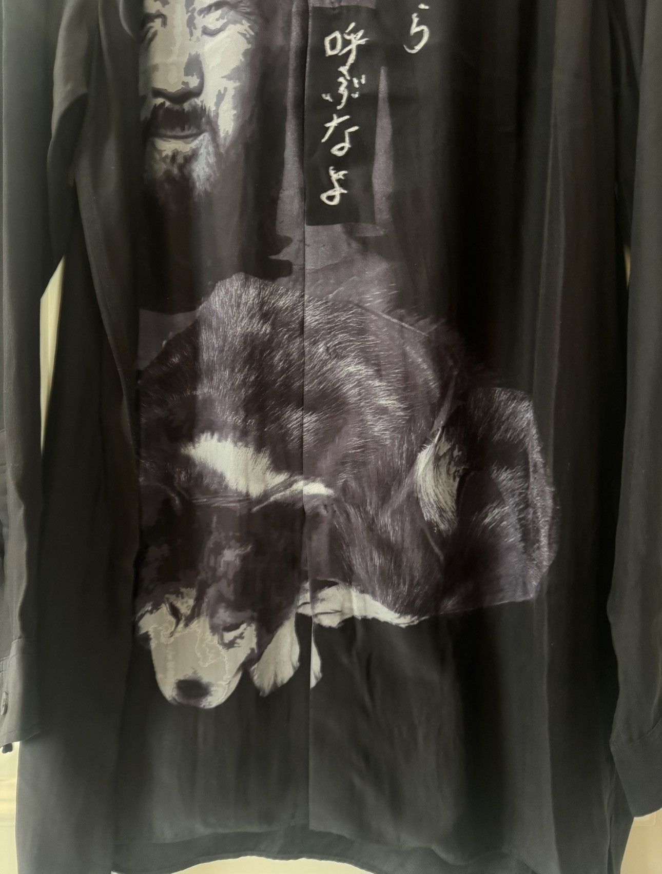 Yohji Yamamoto Yohji Yamamoto Pour Homme SS24 Silk Printed Shirt Size US M / EU 48-50 / 2 - 5 Thumbnail