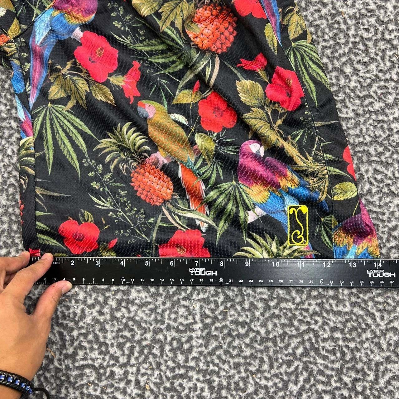 Grassroots California Greg Lutzka Athletic Shorts Men XL 34 Mesh Hawaiian Floral Size US 34 / EU 50 - 4 Thumbnail