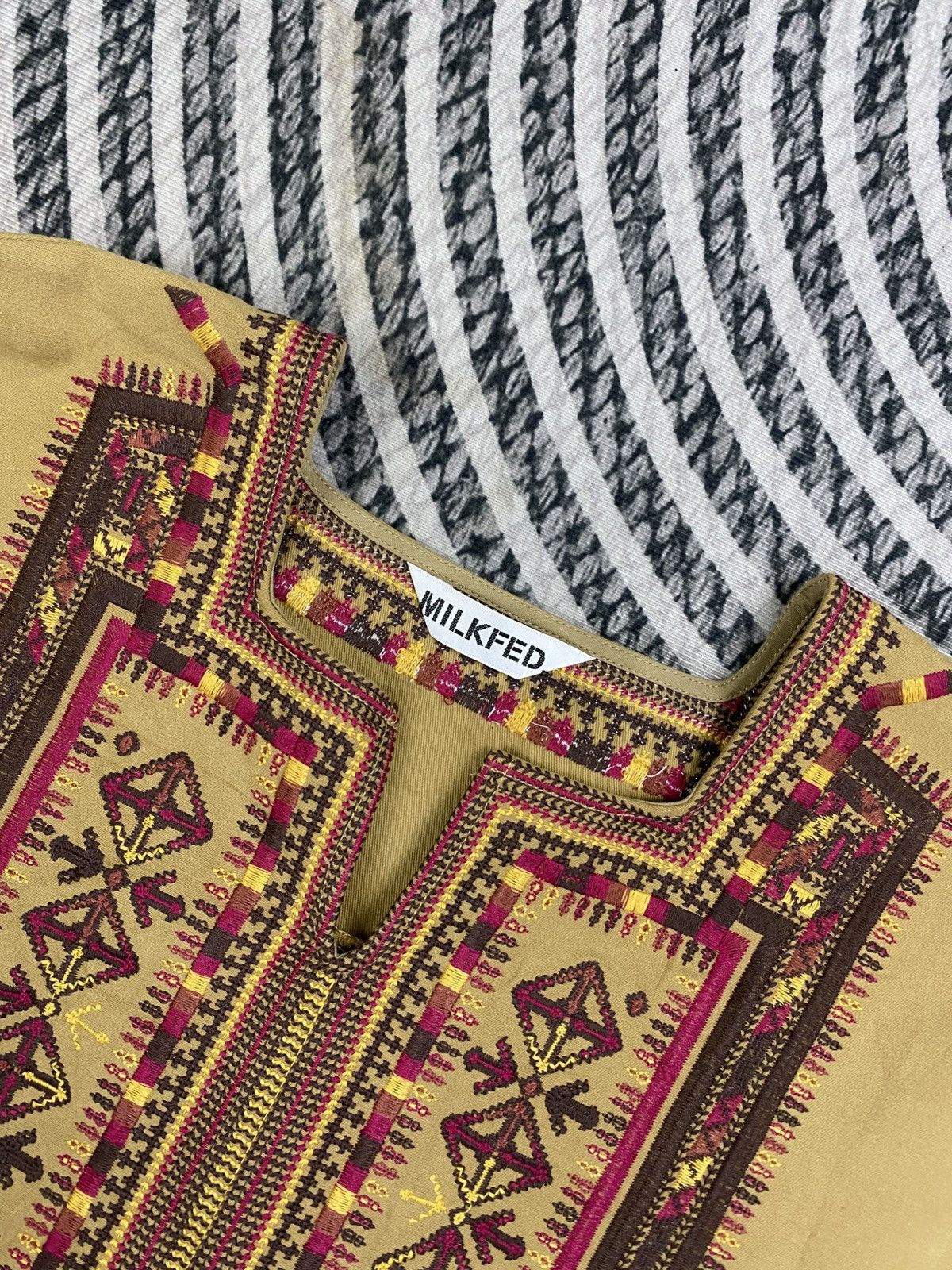 MILKFED Vintage Milkfed Embroidered Detailing Peplum Blouse Size L / US 10 / IT 46 - 9 Thumbnail