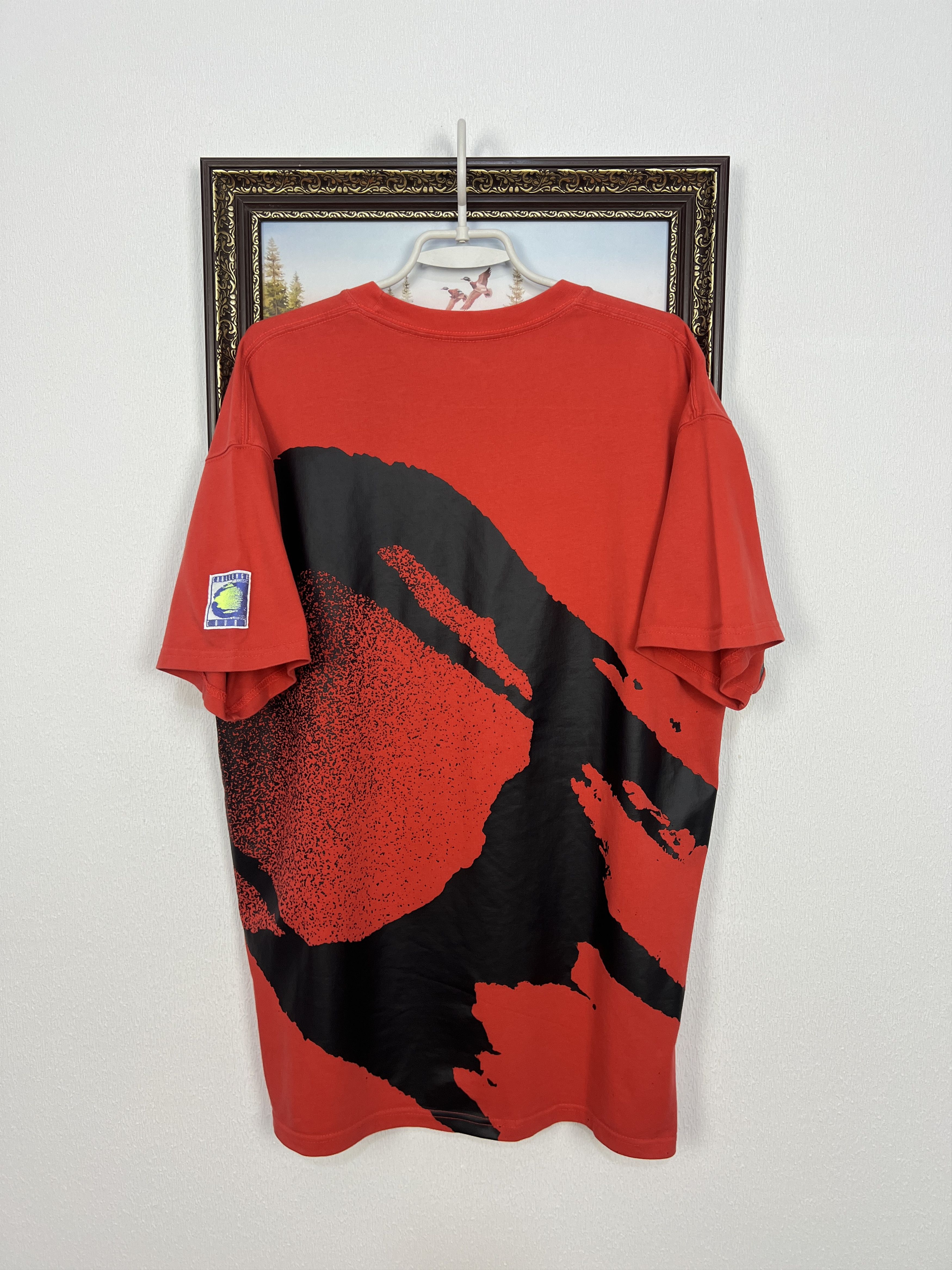 Nike Nike Court Andre Agassi Red Tennis Shirt Mens Jersey Size US L / EU 52-54 / 3 - 12 Thumbnail