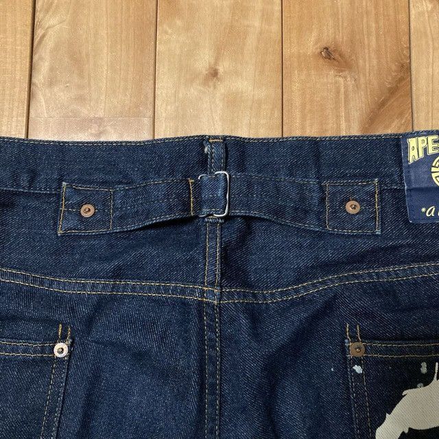 Bape BAPE APE HEAD Painter Denim Pants a bathing ape NIGO ★size L Size US 34 / EU 50 - 6 Thumbnail