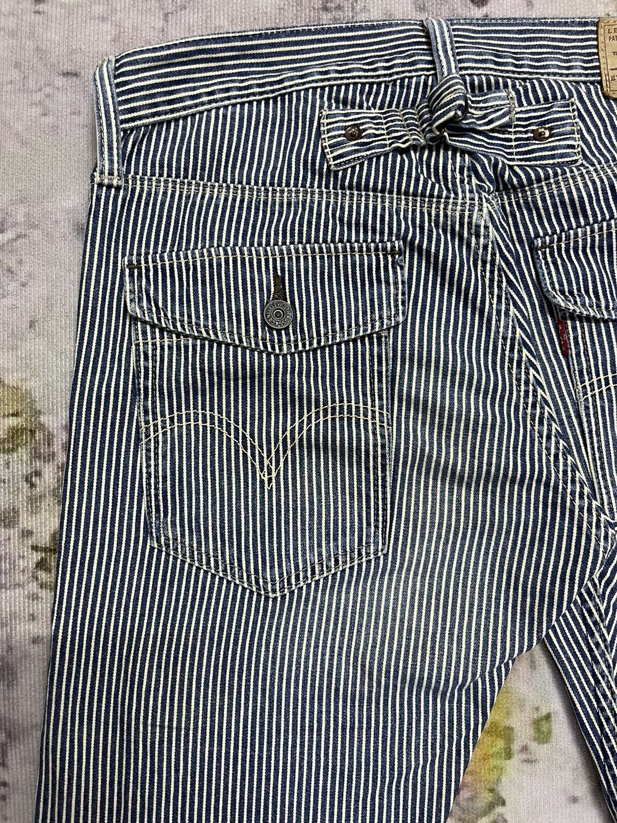Levi's Levis Jeans White Stripe Vintage Straightcut Size US 30 / EU 46 - 11 Thumbnail