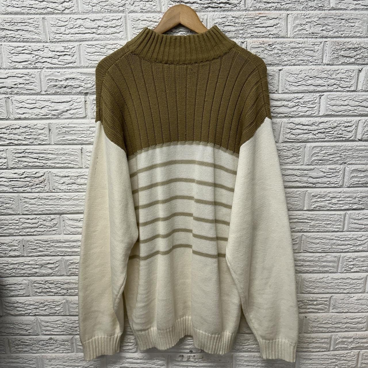 Rocawear Y2K Rocawear Baggy Sweater White and Brown XL Size US XL / EU 56 / 4 - 3 Thumbnail