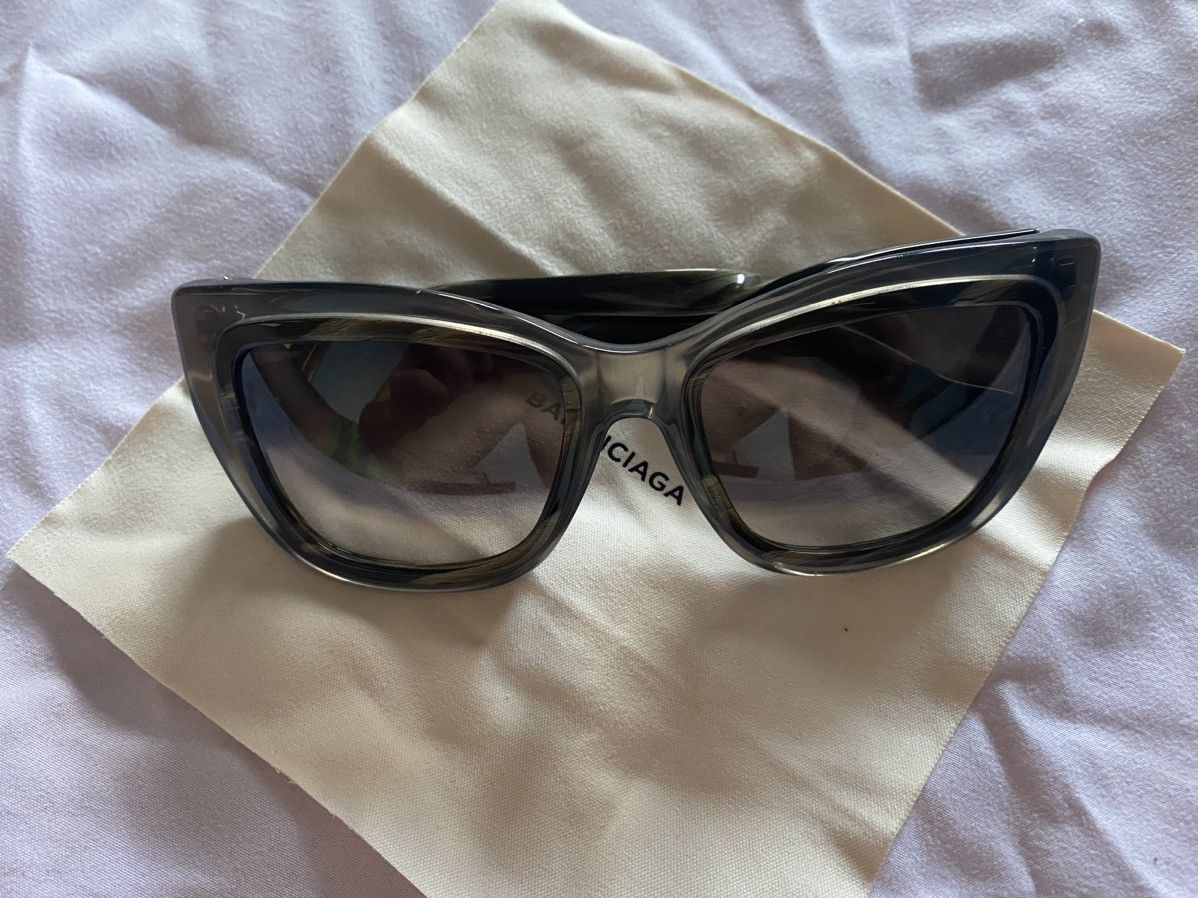 image of Balenciaga Sun Glasses in Black, Women's