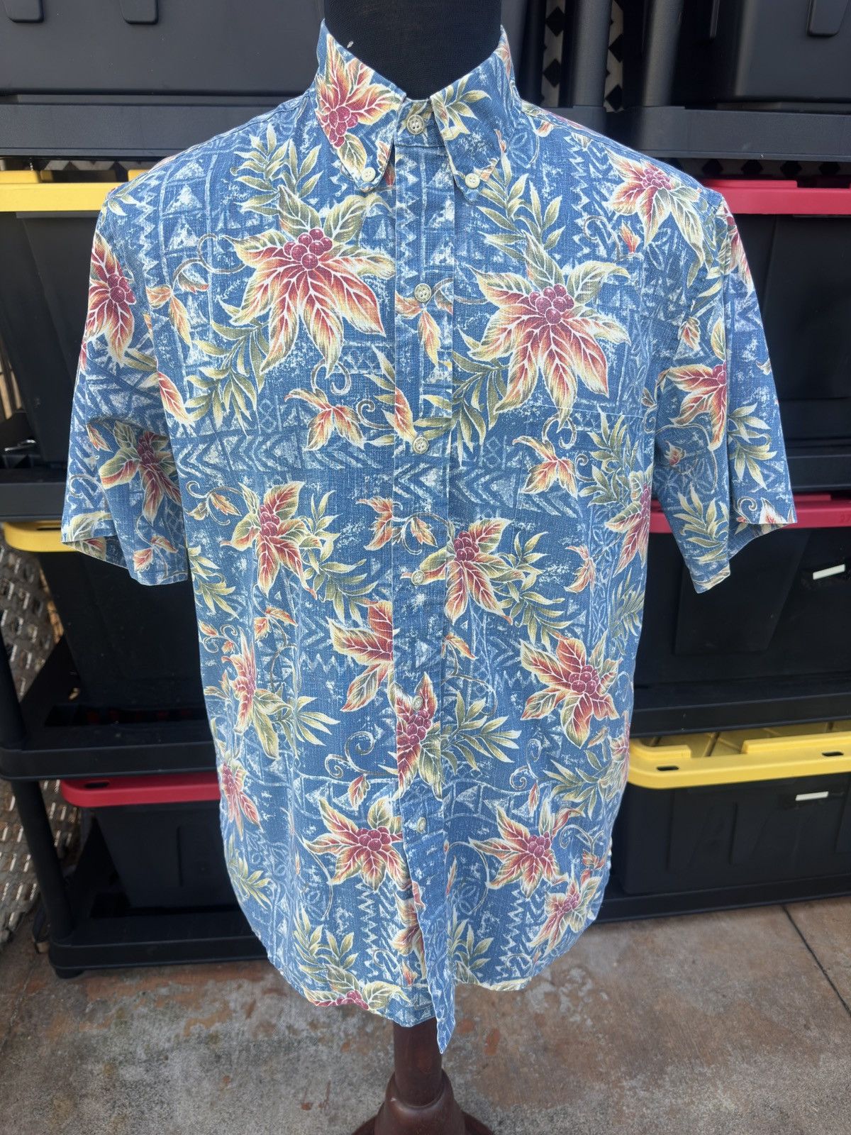 Reyn Spooner PreOwned Reyn Spooner Classic Fit Hawaiian Print Men's M Size US M / EU 48-50 / 2 - 1 Thumbnail