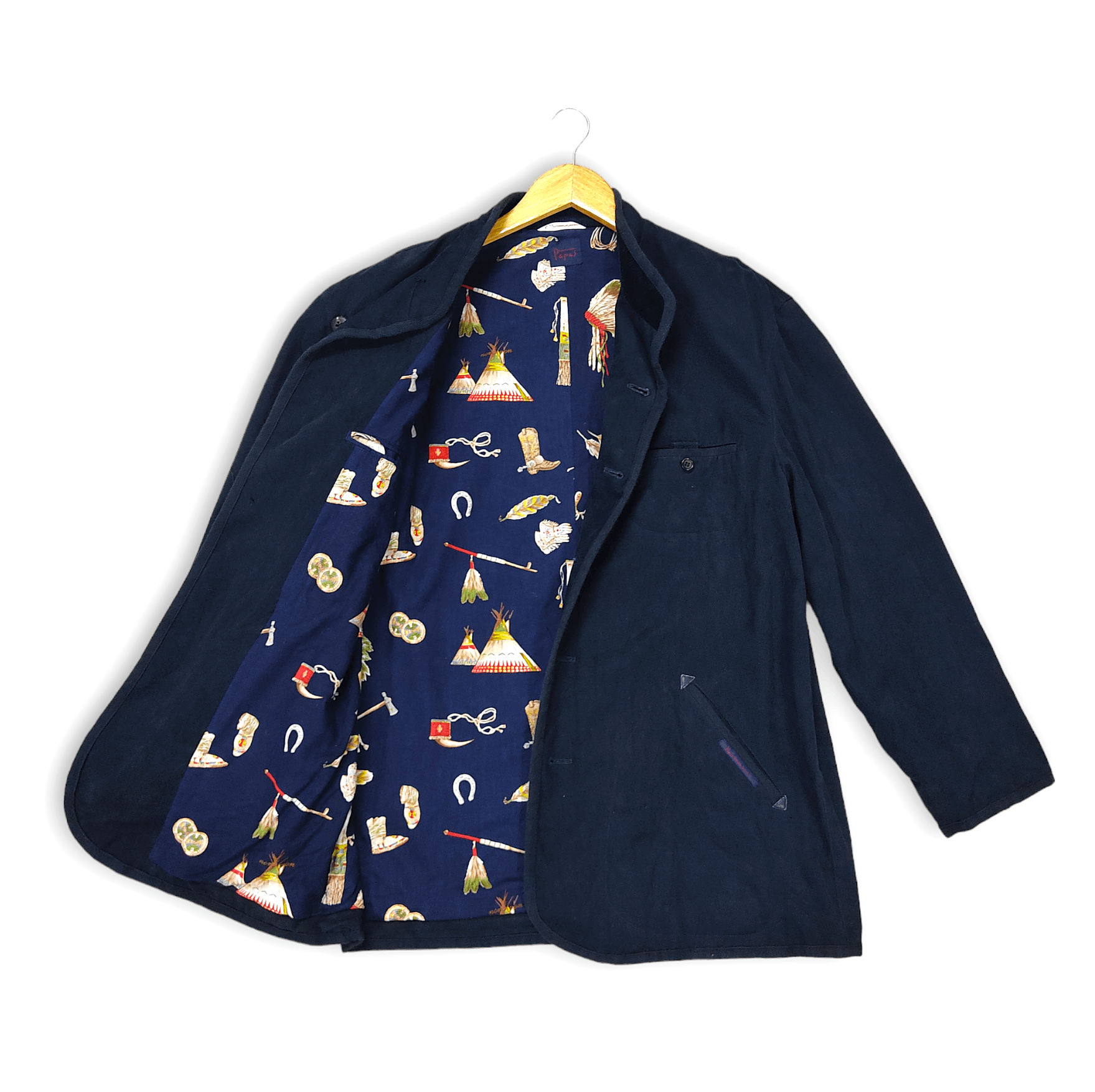 Japanese Brand × Mr. Gentleman The PAPAS Mantere De Heming Navy Blue Deck Jacket Size US M / EU 48-50 / 2 - 1 Thumbnail