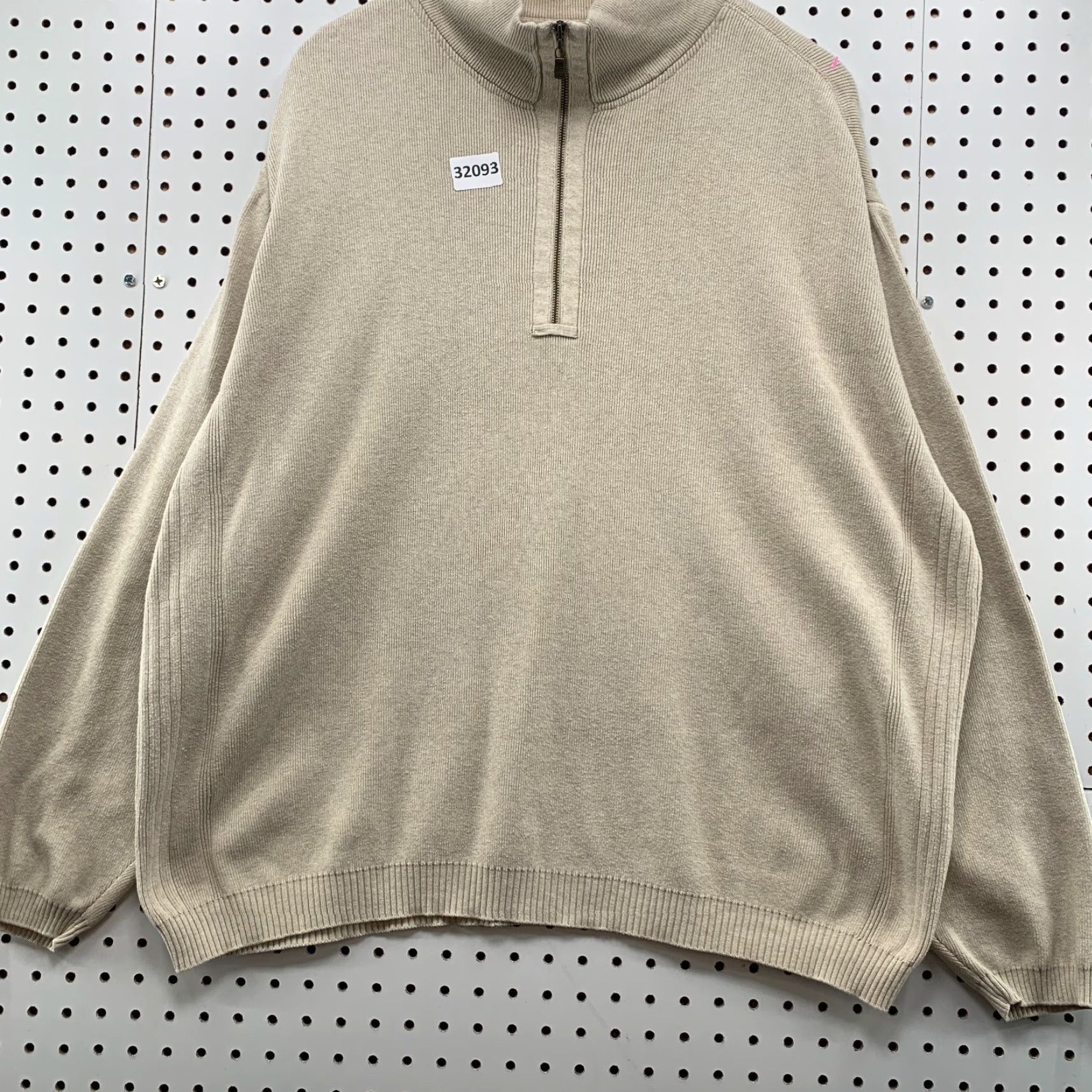 Tommy Bahama VINTAGE Tommy Bahama 1/4 Zip Pullover Sweater Mens Large Oversized Gray Long Sleeve Mock Neck Size US L / EU 52-54 / 3 - 6 Thumbnail