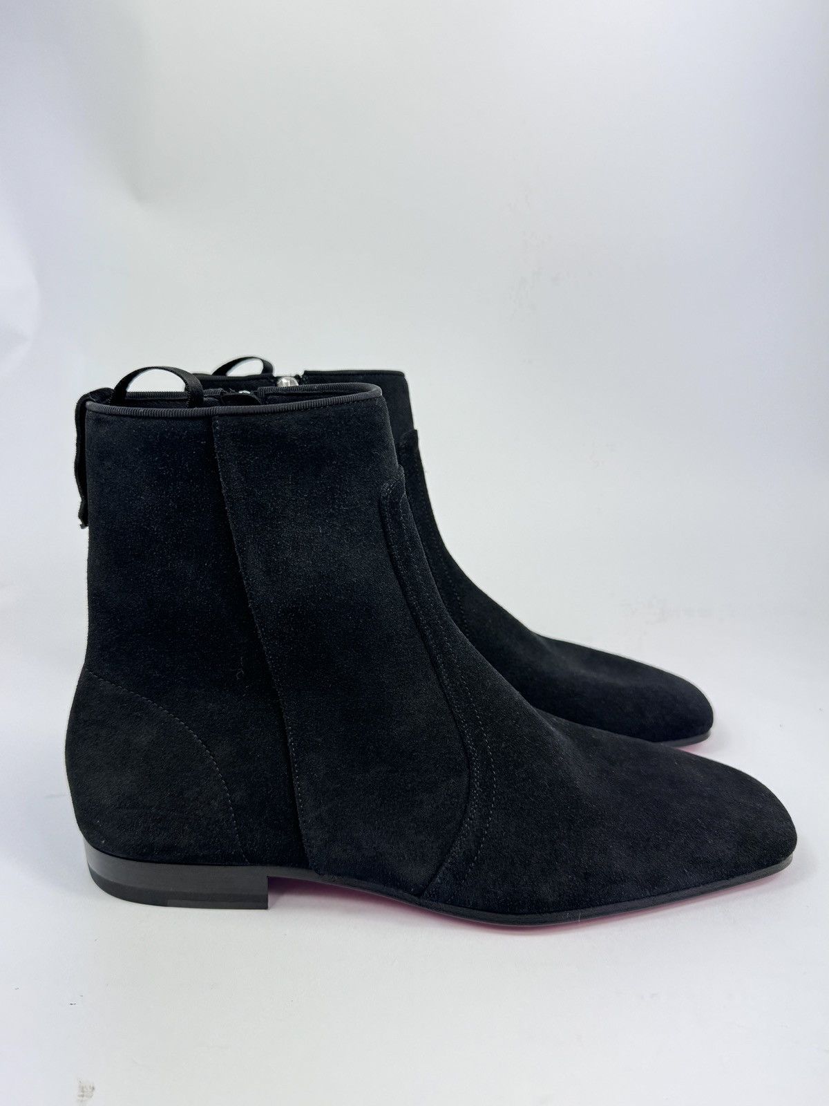 Christian Louboutin SUEDE ZIP UP ANKLE BOOTS Size US 10.5 / EU 43-44 - 1 Thumbnail