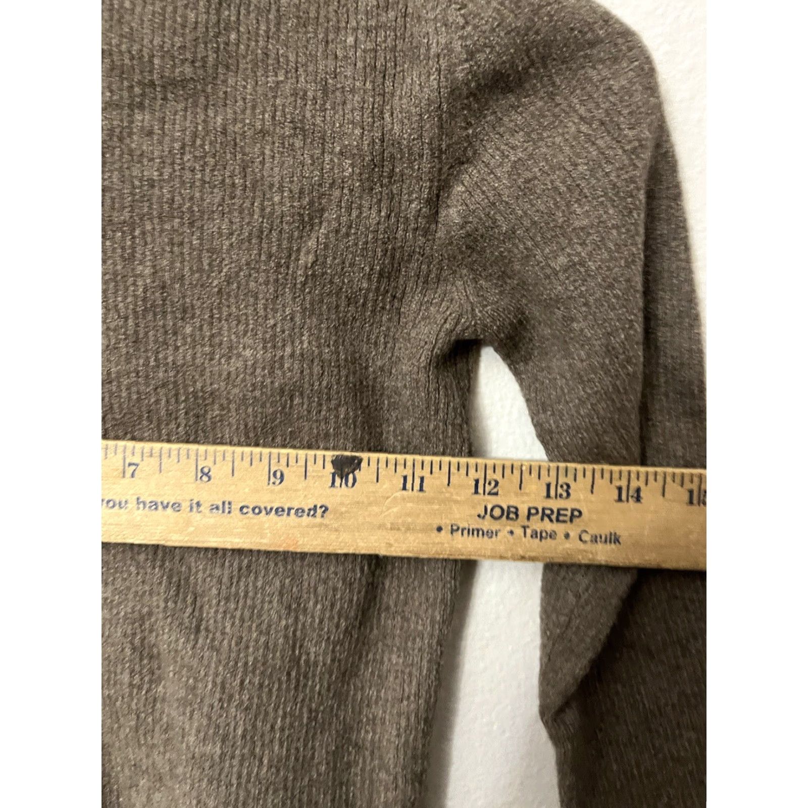 DKNY DKNY Brown Sweater Women's Cropped Turtleneck See Photos Size L Pullover Cotton Blend Shrunk Vintage 90s Womens Size L / US 10 / IT 46 - 5 Thumbnail