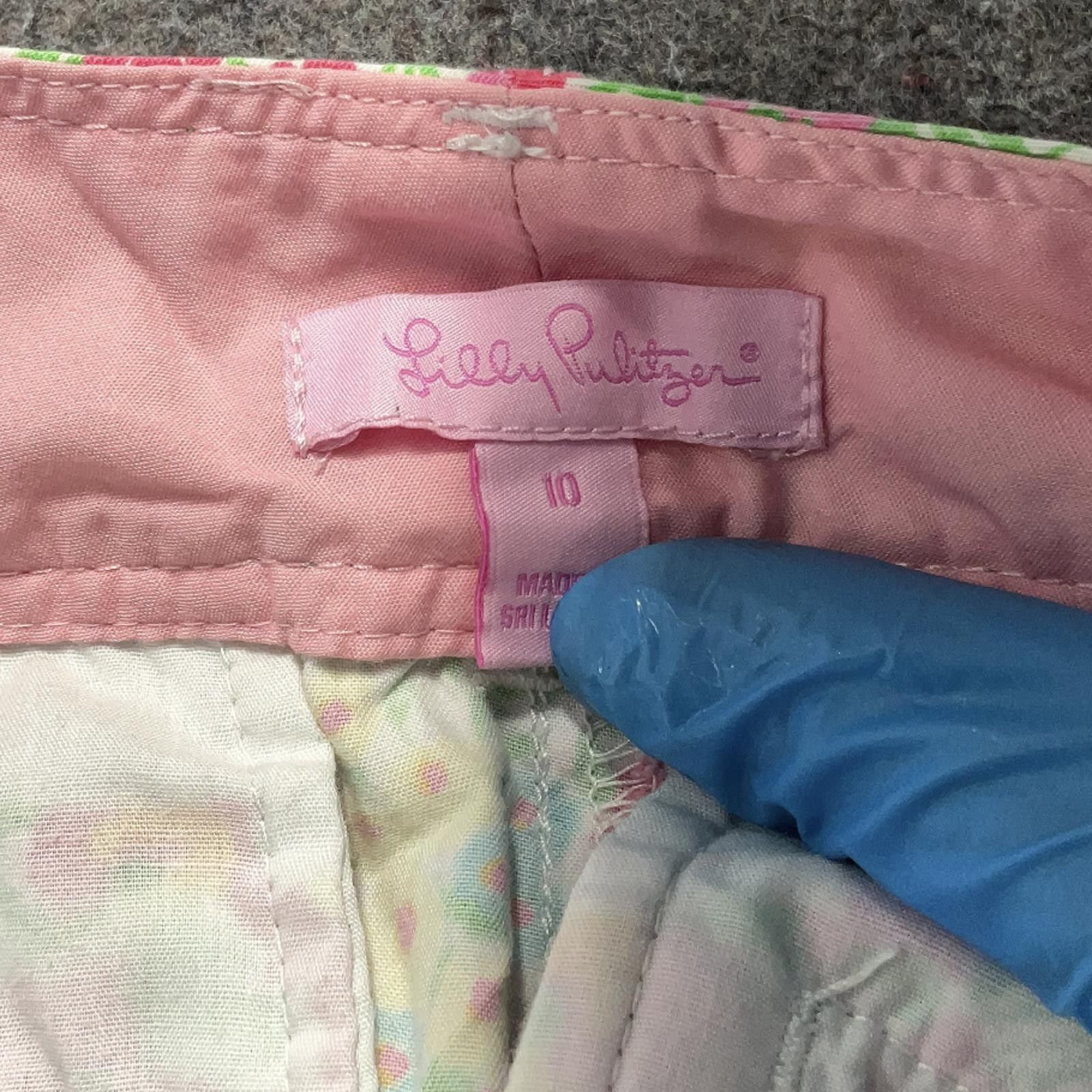 Other Lilly Pulitzer Shorts Size 10 Walsh Garden By the Sea Size 32" / US 10 / IT 46 - 3 Thumbnail