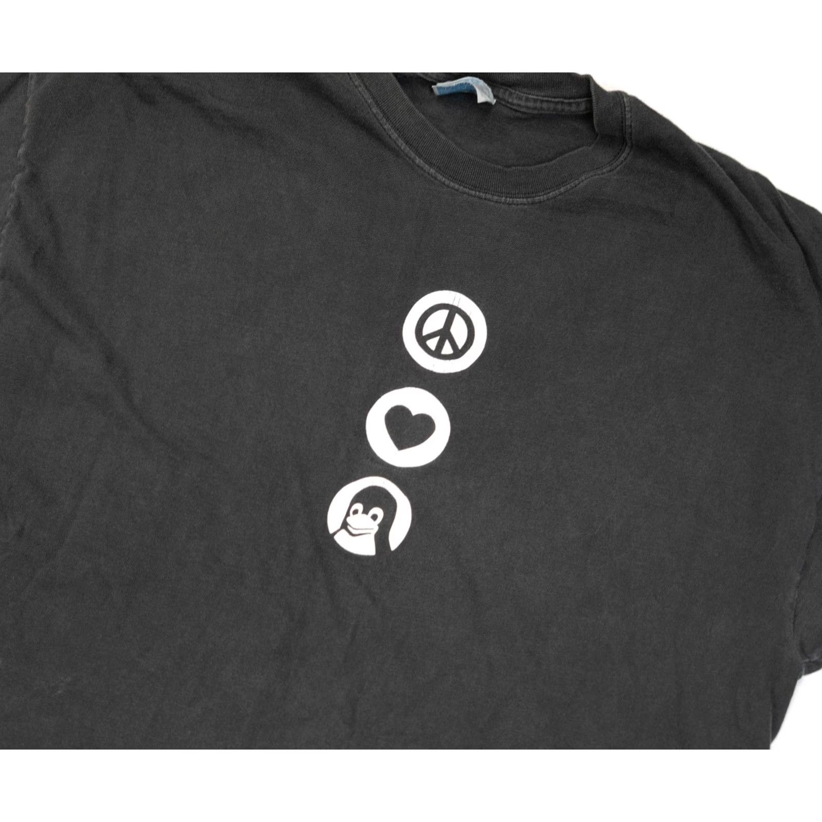 Hanes VINTAGE IBM Linux Tux Penguin T-Shirt Men 2XL Black Short Sleeve Crew Neck Hanes 80s 90s Internet VTG Pennywise? Size US XXL / EU 58 / 5 - 5 Thumbnail