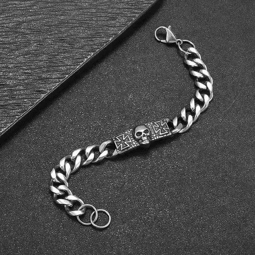 Other 2 Cross Skull Ghost Head Bracelet Size ONE SIZE - 3 Thumbnail