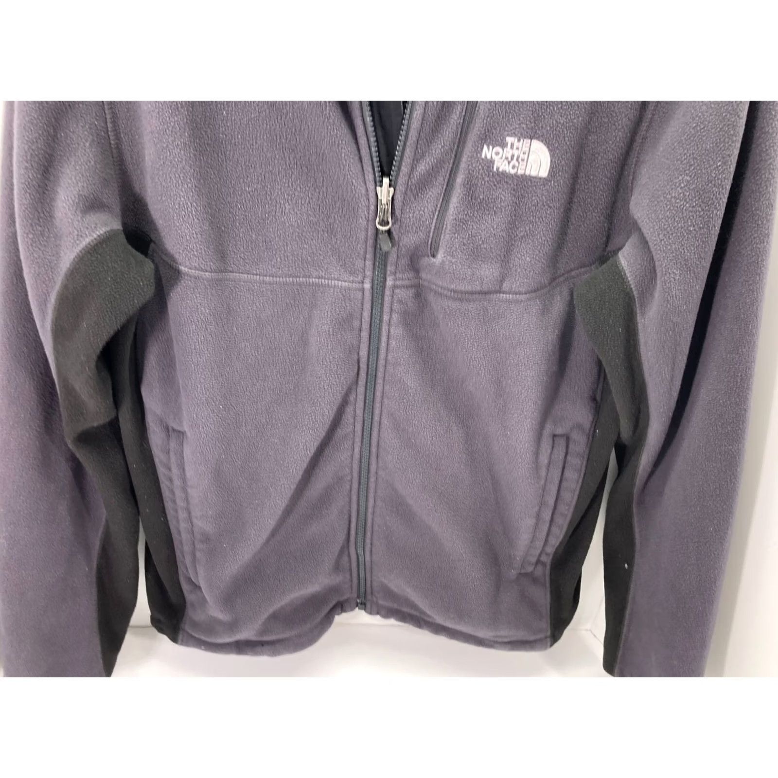 The North Face The North Face Windwall Full-Zip Fleece Jacket Mens M Gray Pockets Size US M / EU 48-50 / 2 - 3 Thumbnail