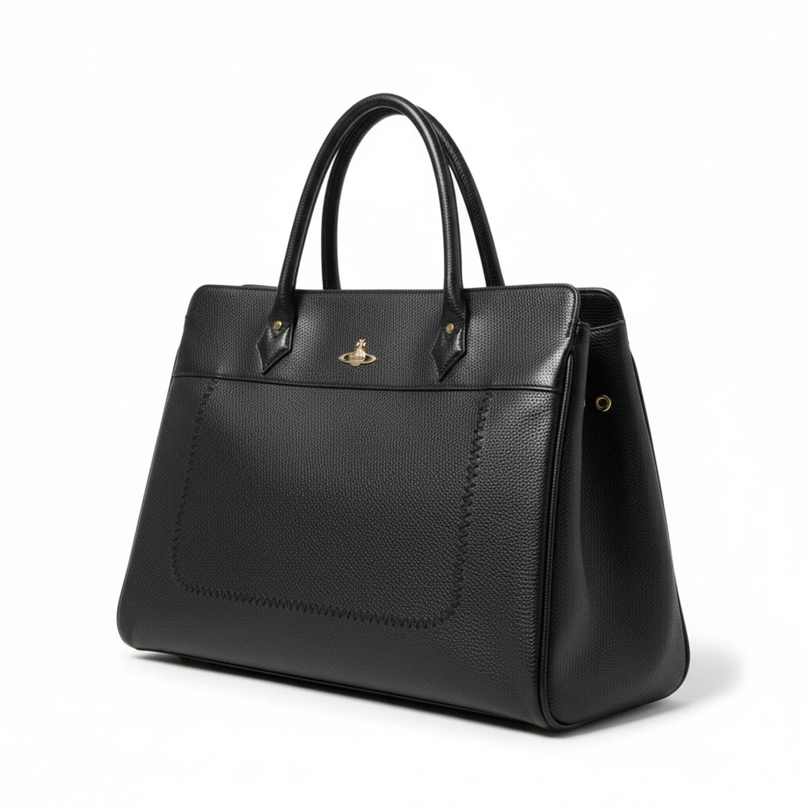 Vivienne Westwood - Black Leather Handbag