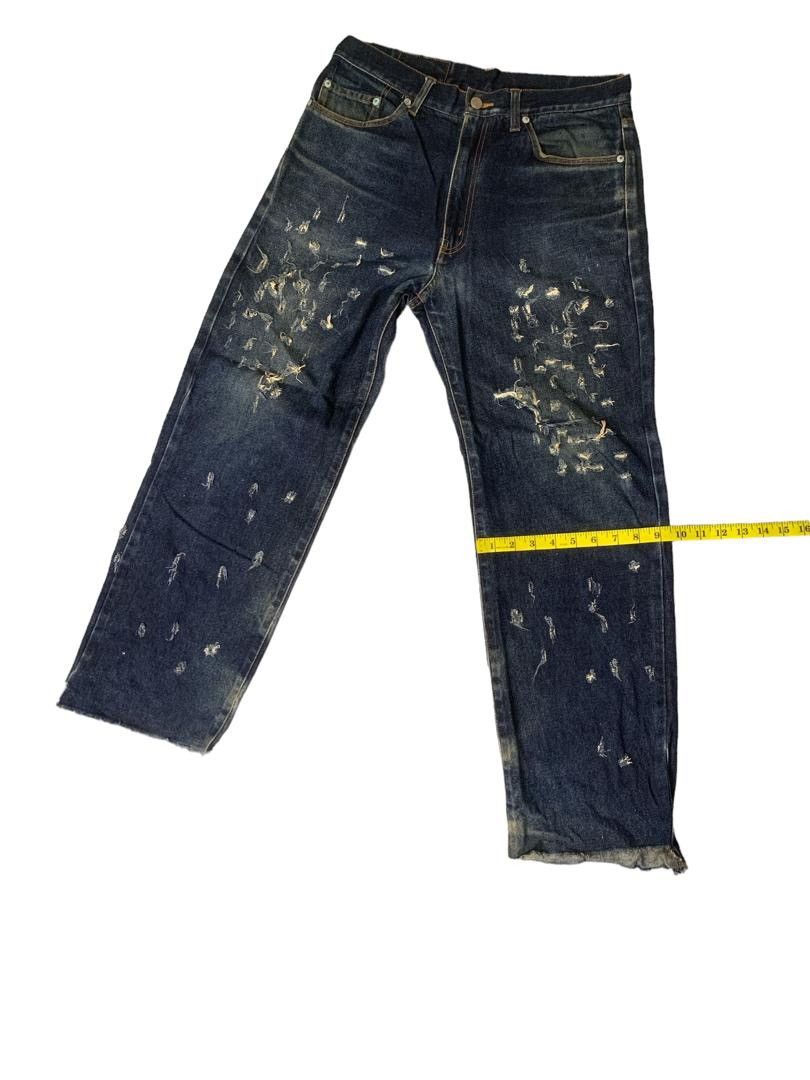 Japanese Brand Mac Eye Distressed Denim Size US 32 / EU 48 - 11 Thumbnail