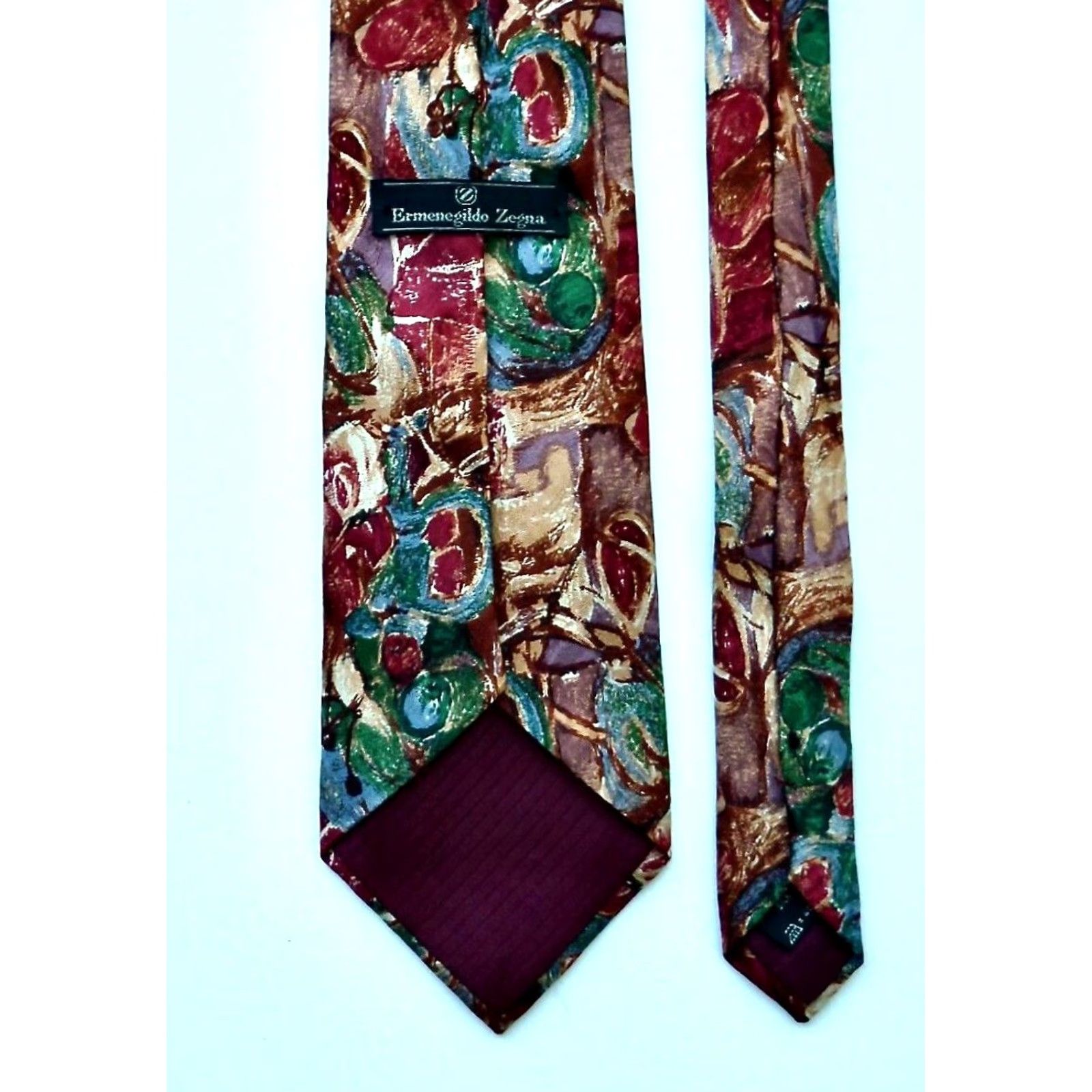 Ermenegildo Zegna VINTAGE Ermenegildo Zegna Luxury Silk Tie Abstract Made in Italy Size ONE SIZE - 5 Thumbnail