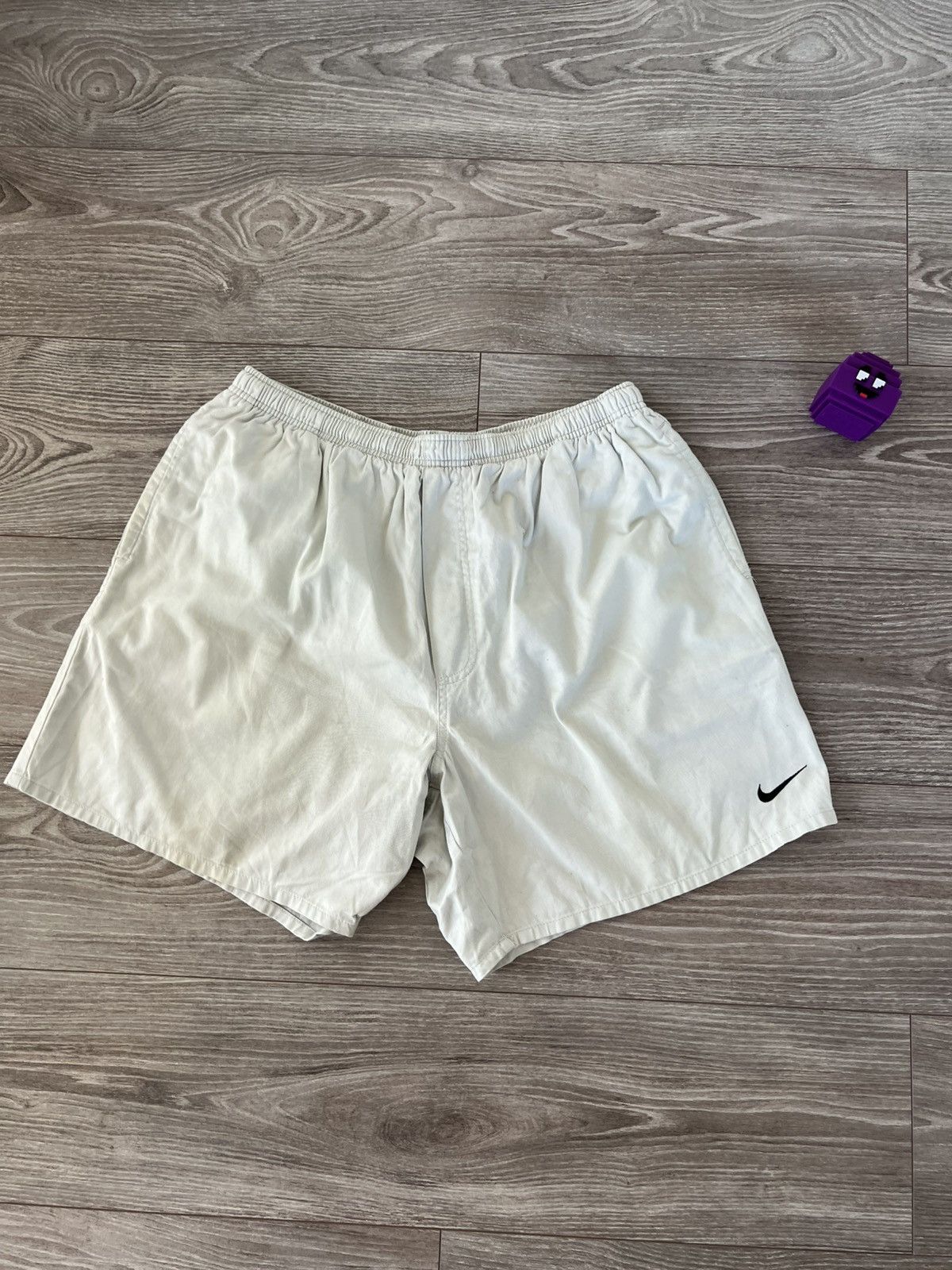 Nike VINTAGE ‼️ Nike knit Logo Summer 90s Black Tag Shorts Size US 36 / EU 52 - 3 Thumbnail