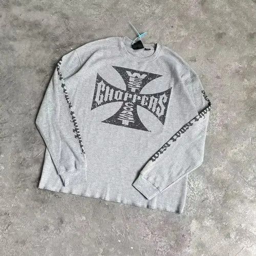 Japanese Brand × Vintage West Coast Choppers Logo Graphics Printed Long Sleeve Shirt Size US L / EU 52-54 / 3 - 1 Thumbnail