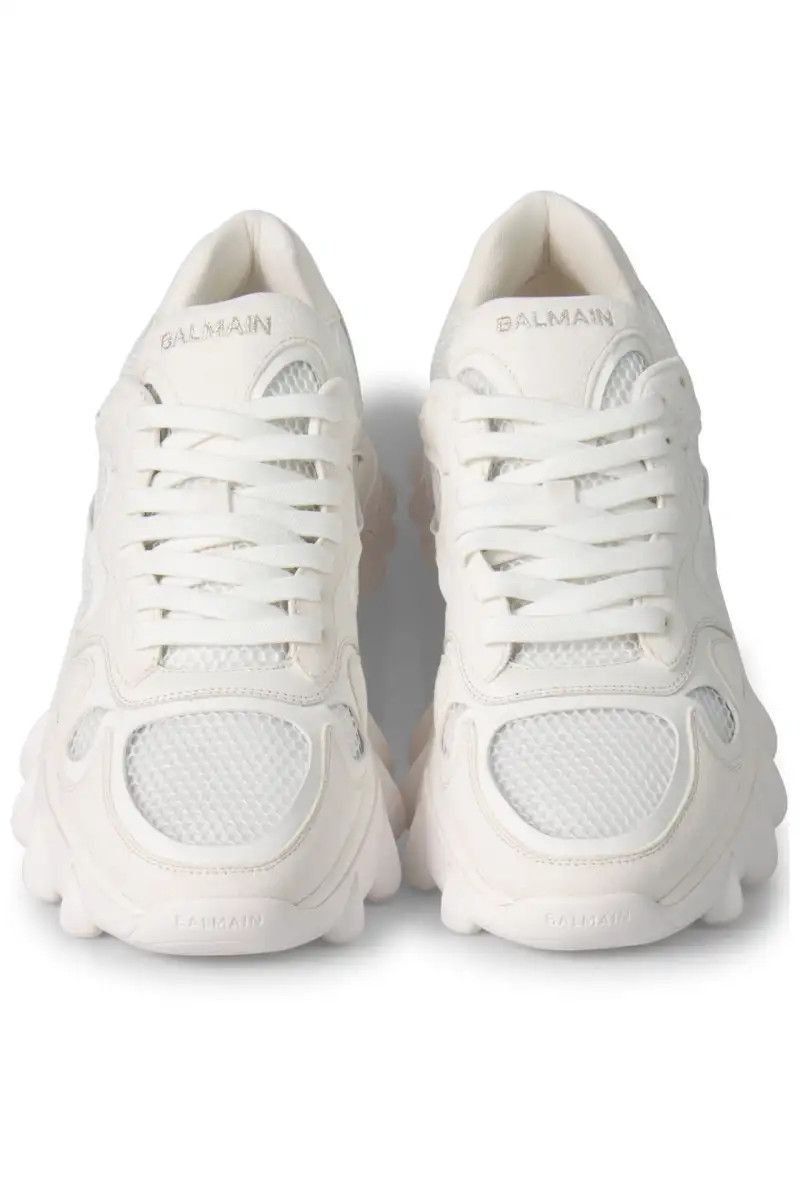 Balmain o1y0426 Low-Top Sneakers in White Size US 13 / EU 46 - 2 Thumbnail