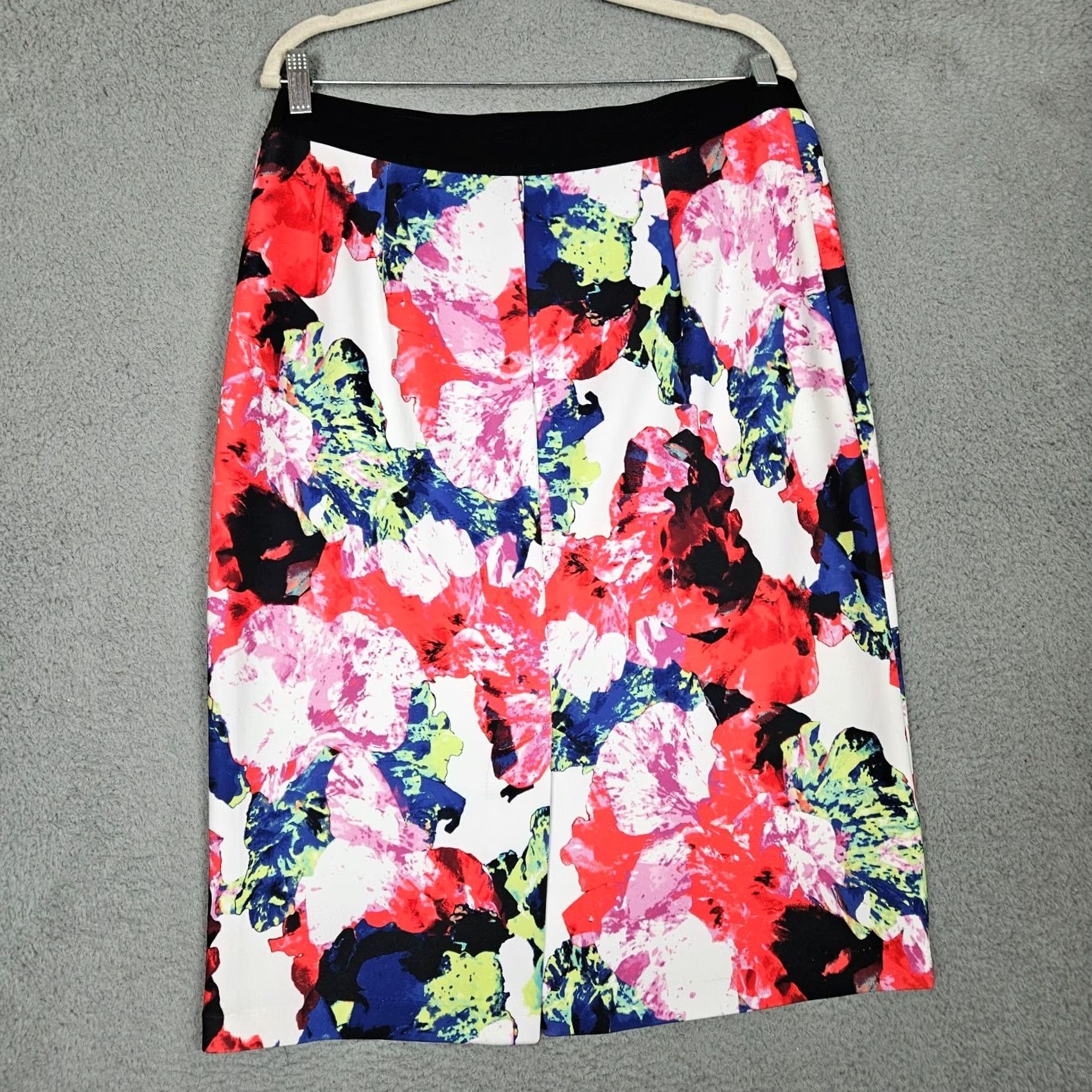 MILLY MILLY Skirt Women's Rosabella Graffiti Print Tube Skirt Size XL Multicolor Size 40" / US 18 - 2 Thumbnail