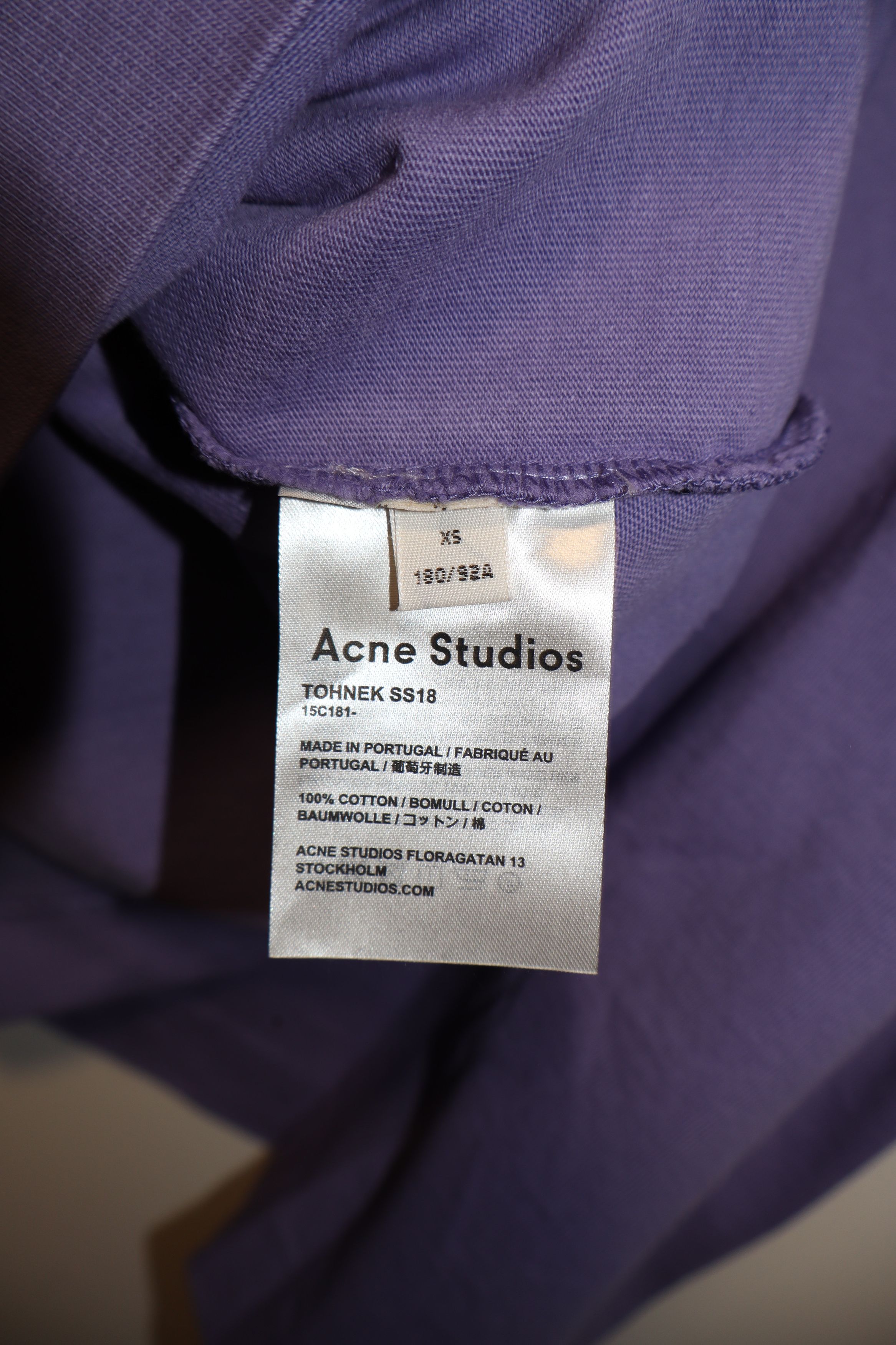 Acne Studios Tohnek logo print t-shirt Size XS / US 0-2 / IT 36-38 - 6 Thumbnail