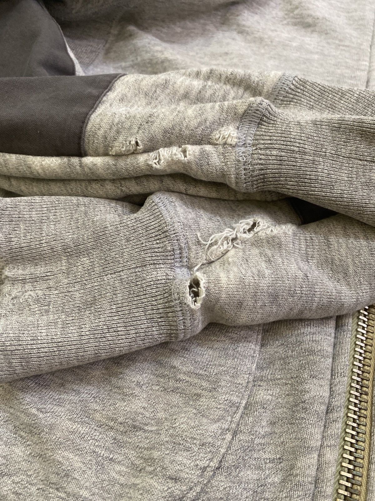 Nigel Cabourn Nigel Cabourn Grey Zip Hoodie Slow Vintage Loopwheel Japan Size US M / EU 48-50 / 2 - 15 Thumbnail