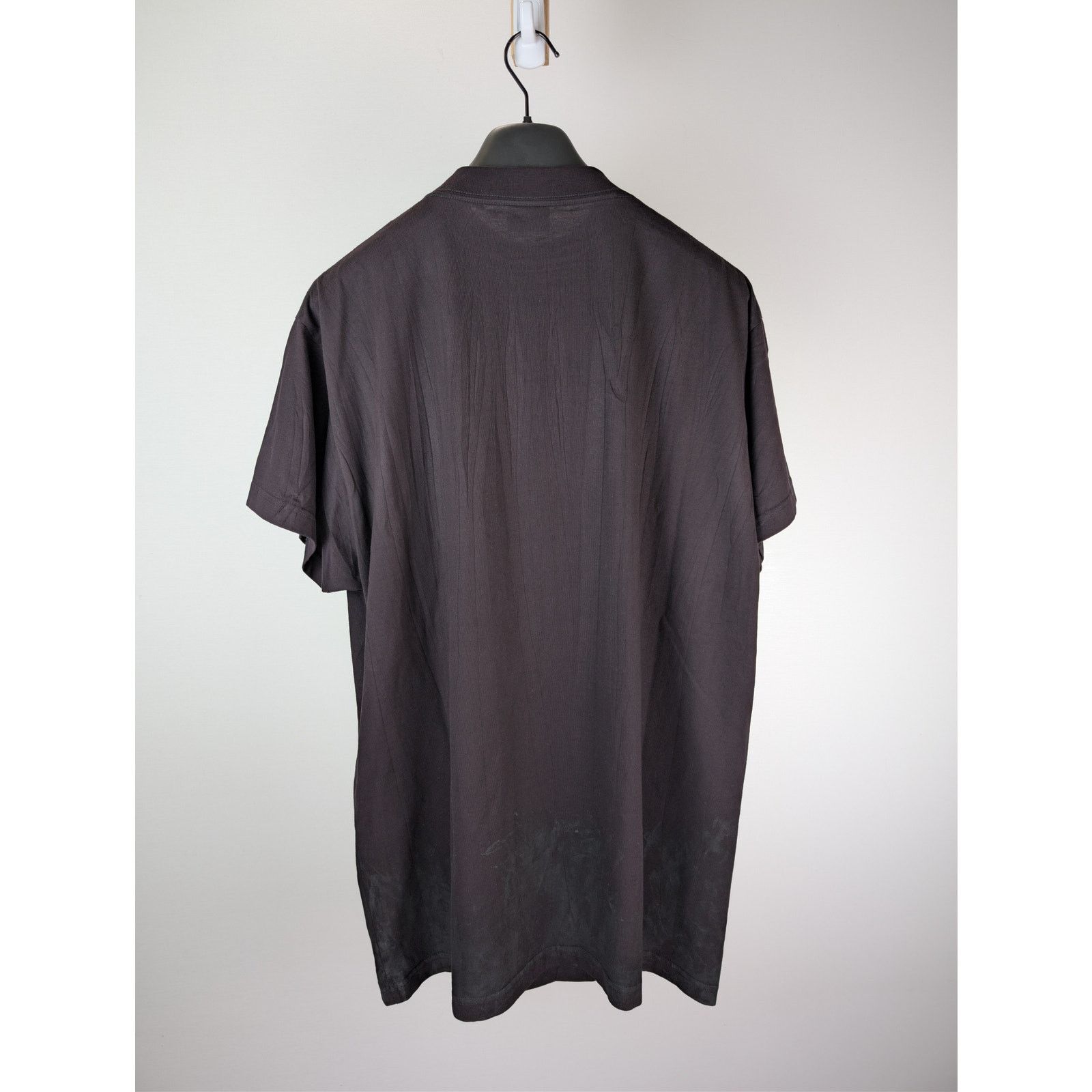 Balenciaga o1rshd1 Metal BB Stencil Vintage Oversized Jersey T-Shirt Size US M / EU 48-50 / 2 - 9 Thumbnail