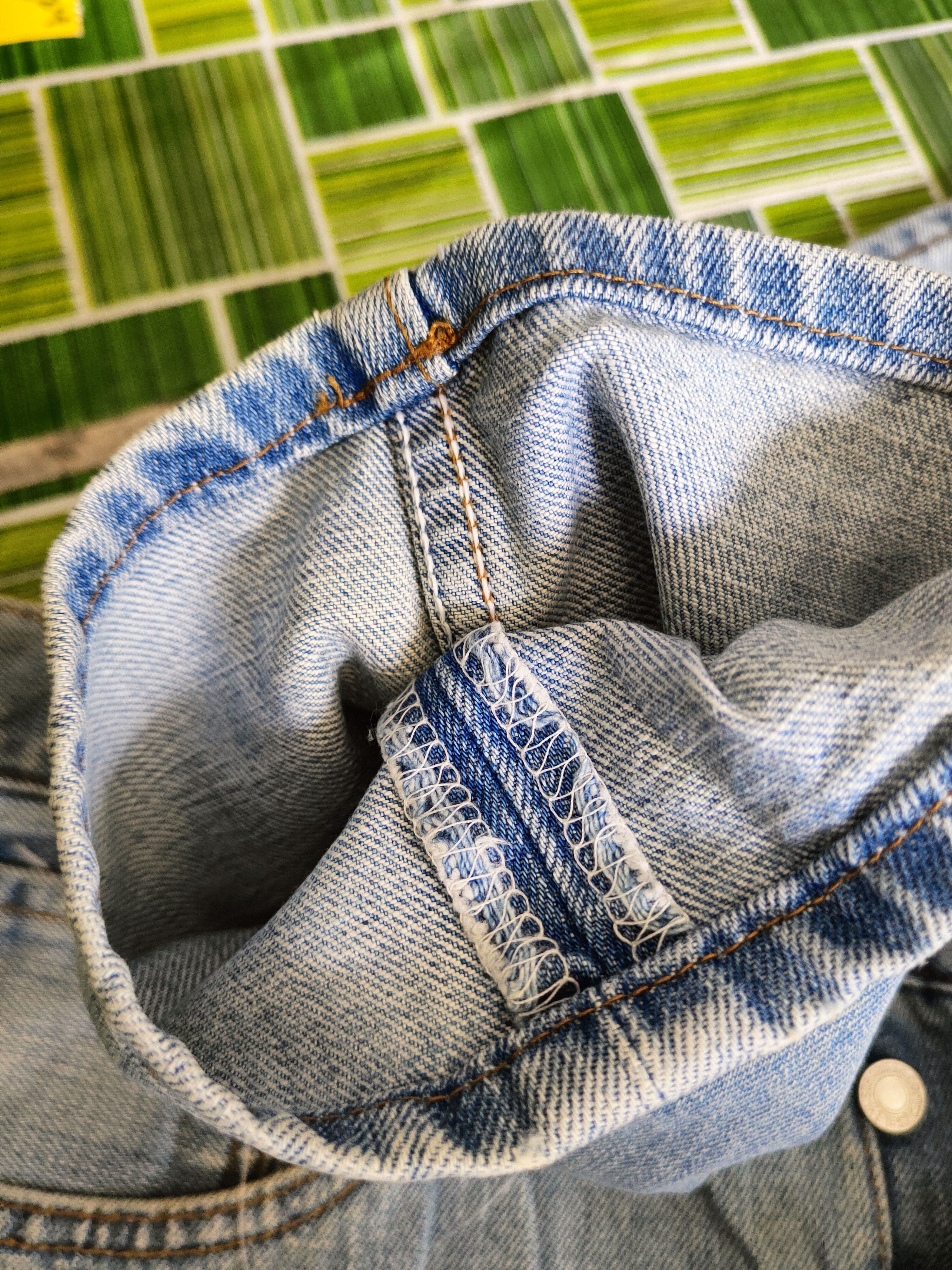Levi's Levi's Blue Distressed Ripped Jeans #S2822 Size US 31 - 17 Thumbnail