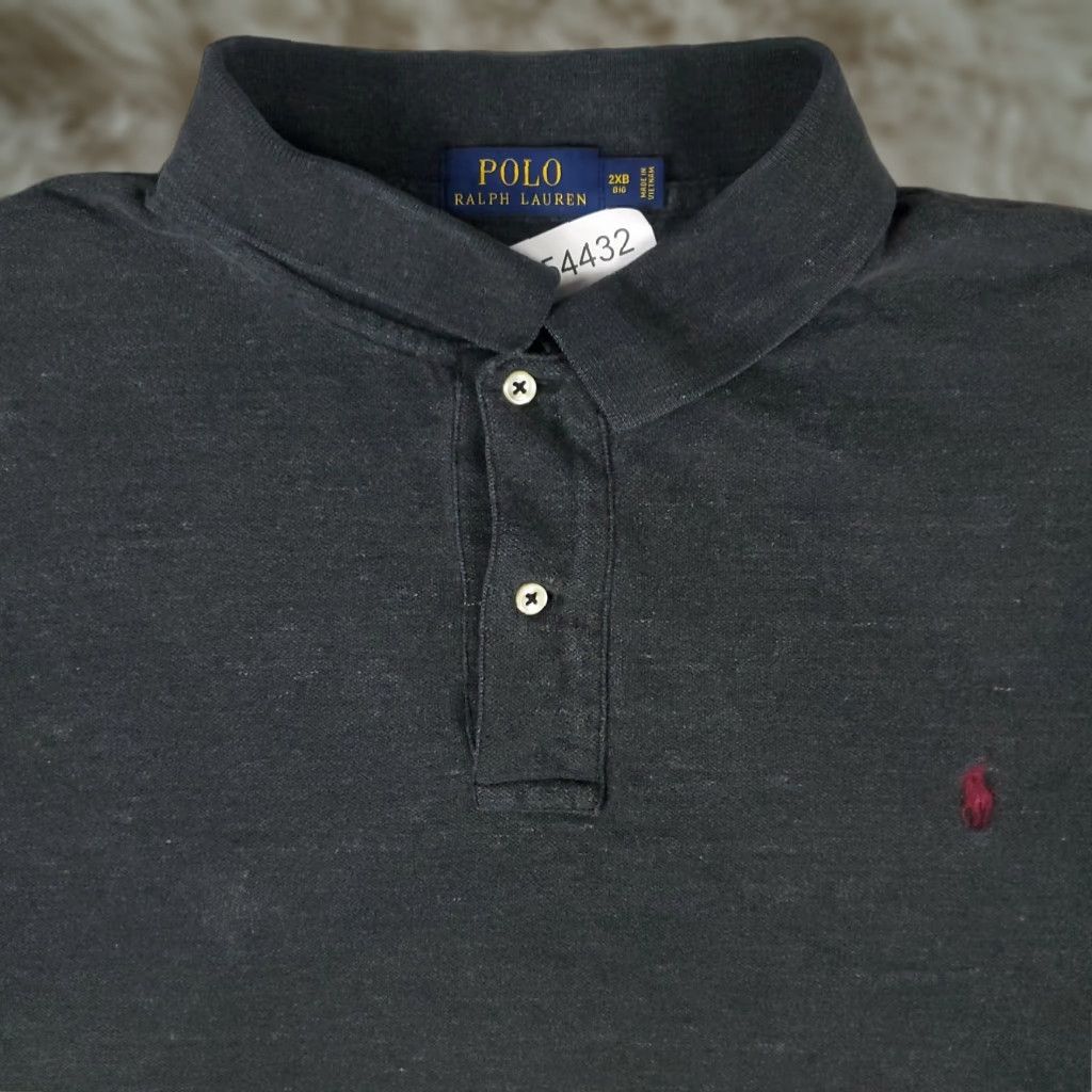 Ralph Lauren Ralph Lauren Polo Shirt Mens Big 2X Gray Polo Shirt Mens Big 2X Gray Pony Casual Short Sleeve RunS Short Size US XXL / EU 58 / 5 - 1 Thumbnail
