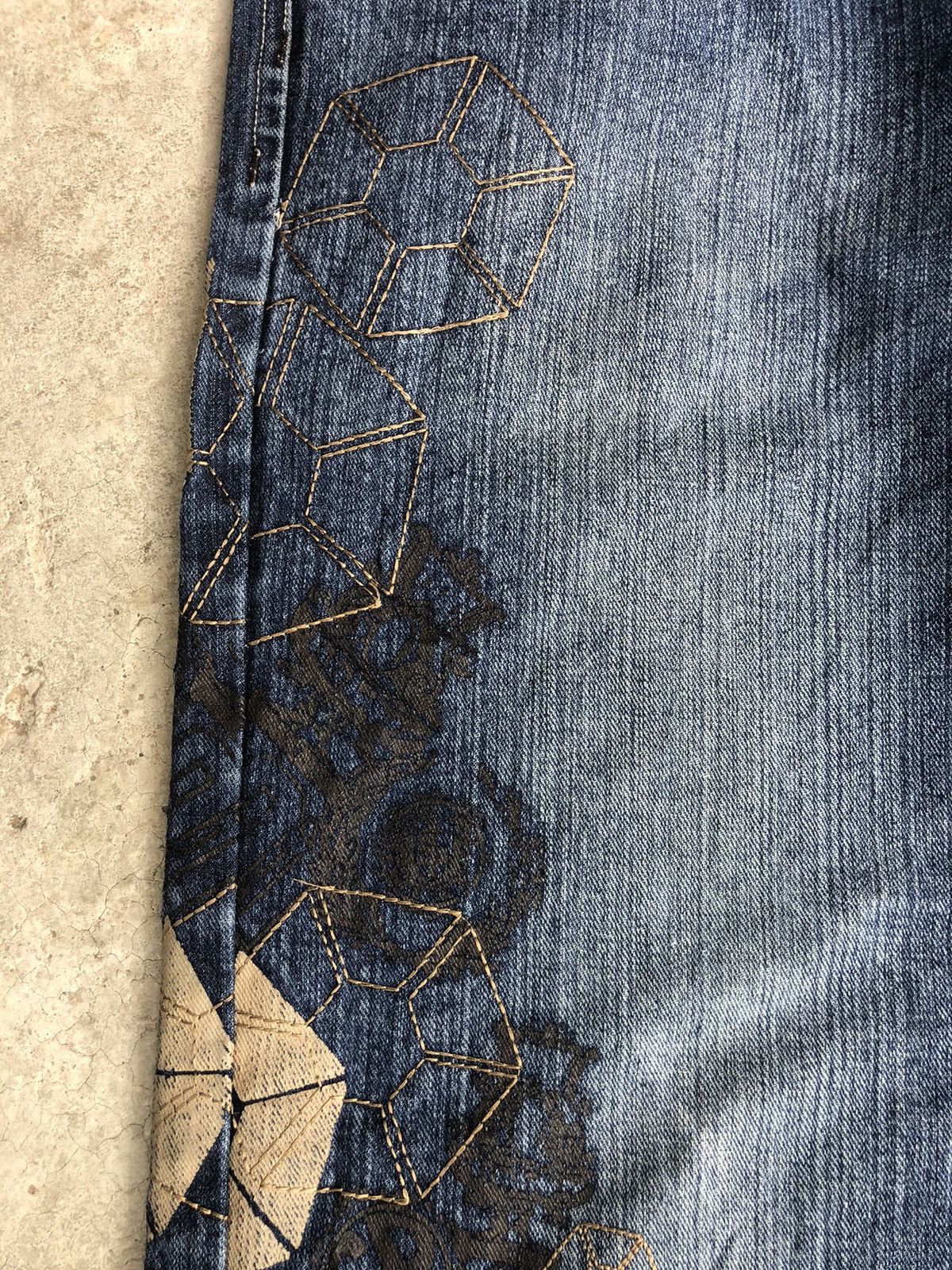 Southpole Vintage Southpole Embroidered Jeans Distressed Jeans Size US 32 / EU 48 - 17 Thumbnail