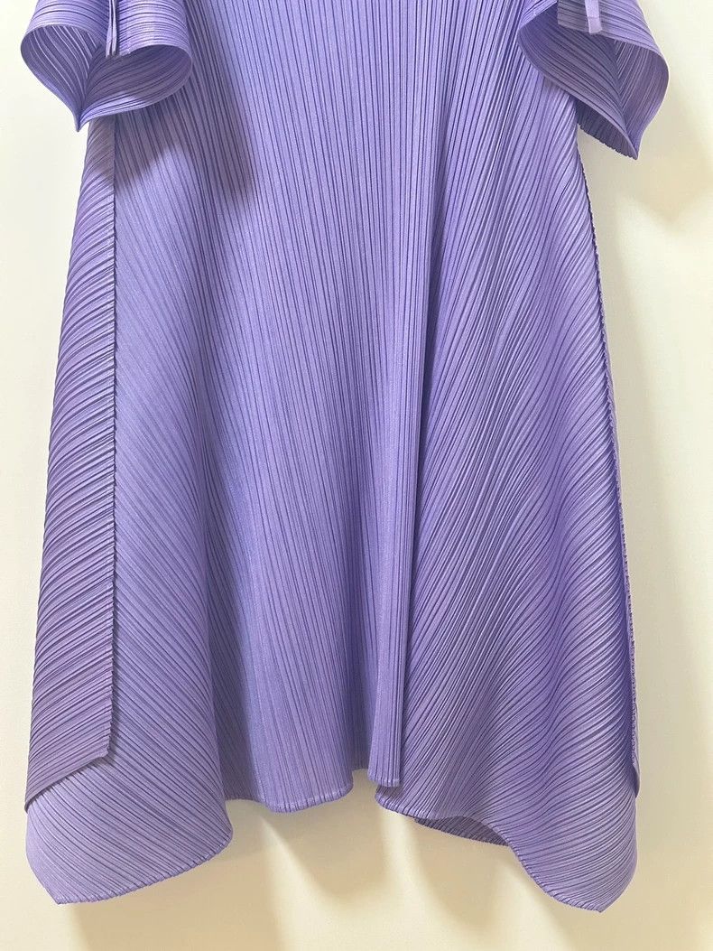 Issey Miyake Issey Miyake size:3 Purple kelp spring top Size S / US 4 / IT 40 - 2 Thumbnail