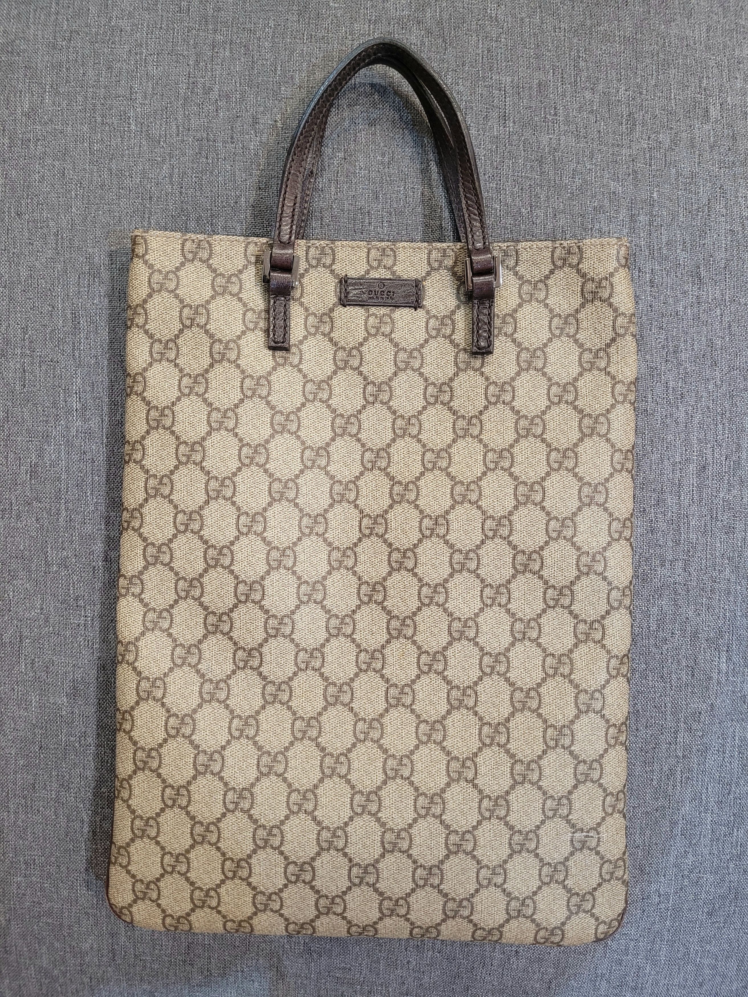 Gucci Gucci GG Supreme Vertical Tote 117551 Size ONE SIZE - 1 Thumbnail