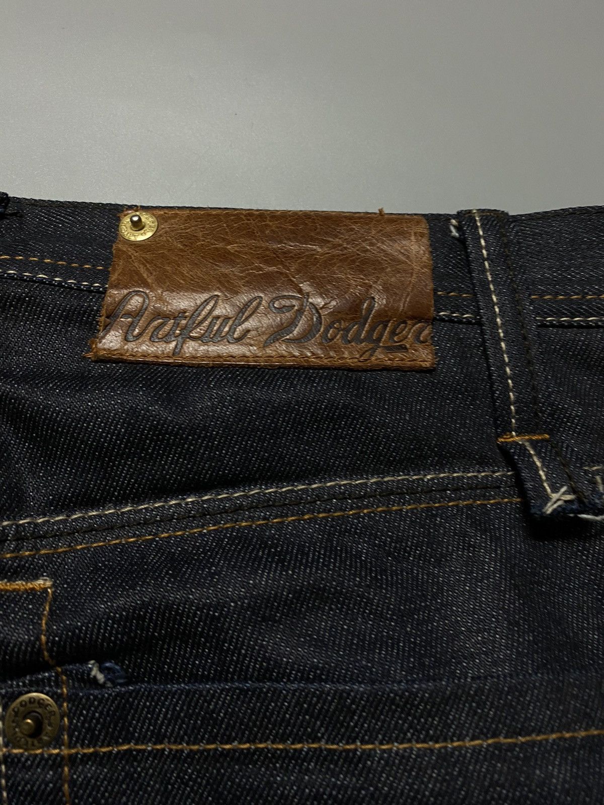 Artful Dodger × Japanese Brand × Vintage Artful Dodger y2k leather elements denim pants Size US 32 / EU 48 - 5 Thumbnail