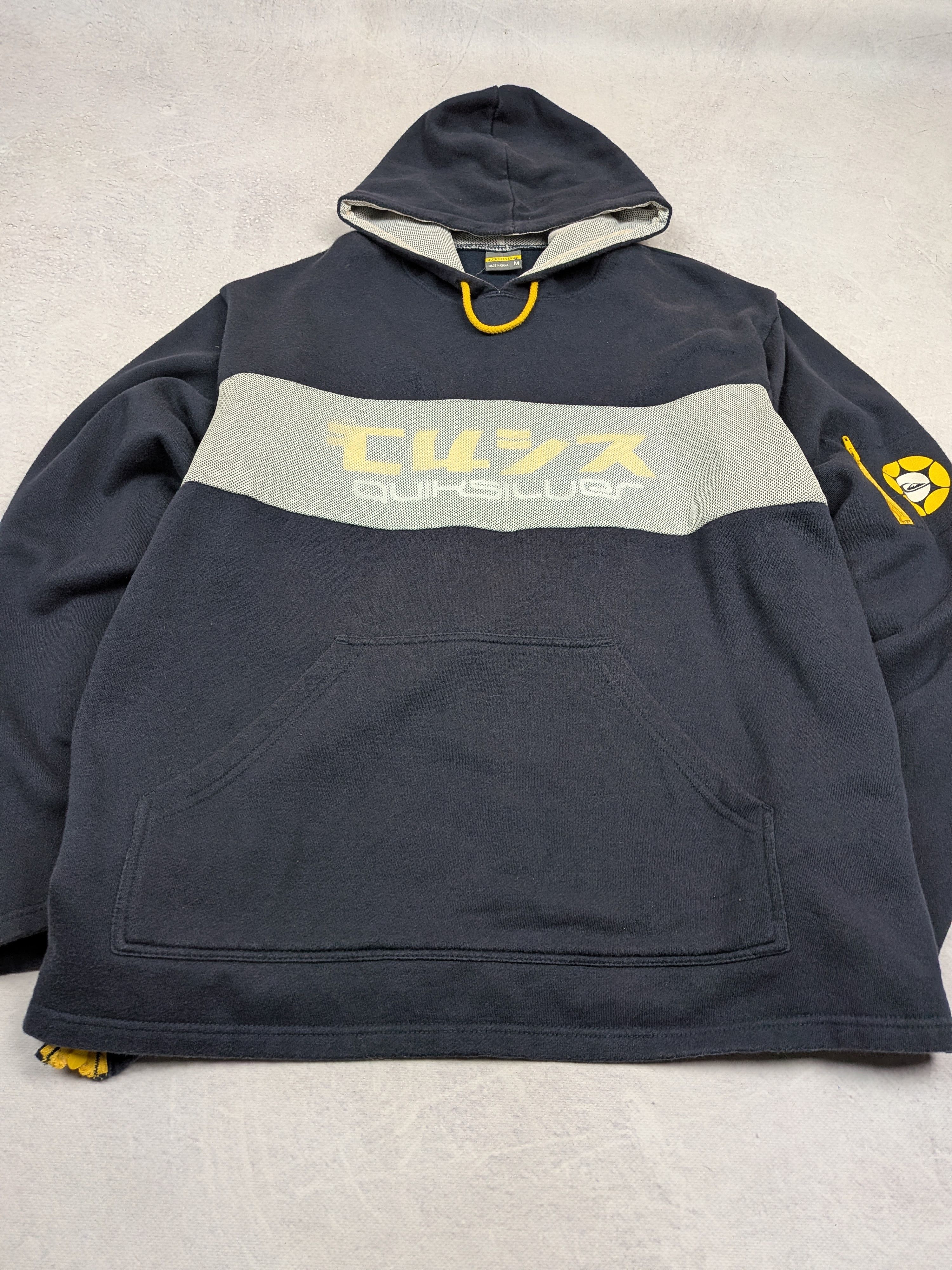 Quiksilver Quiksilver Vintage Y2K Japan Style Mesh Hoodie Size M/L Size US M / EU 48-50 / 2 - 3 Thumbnail