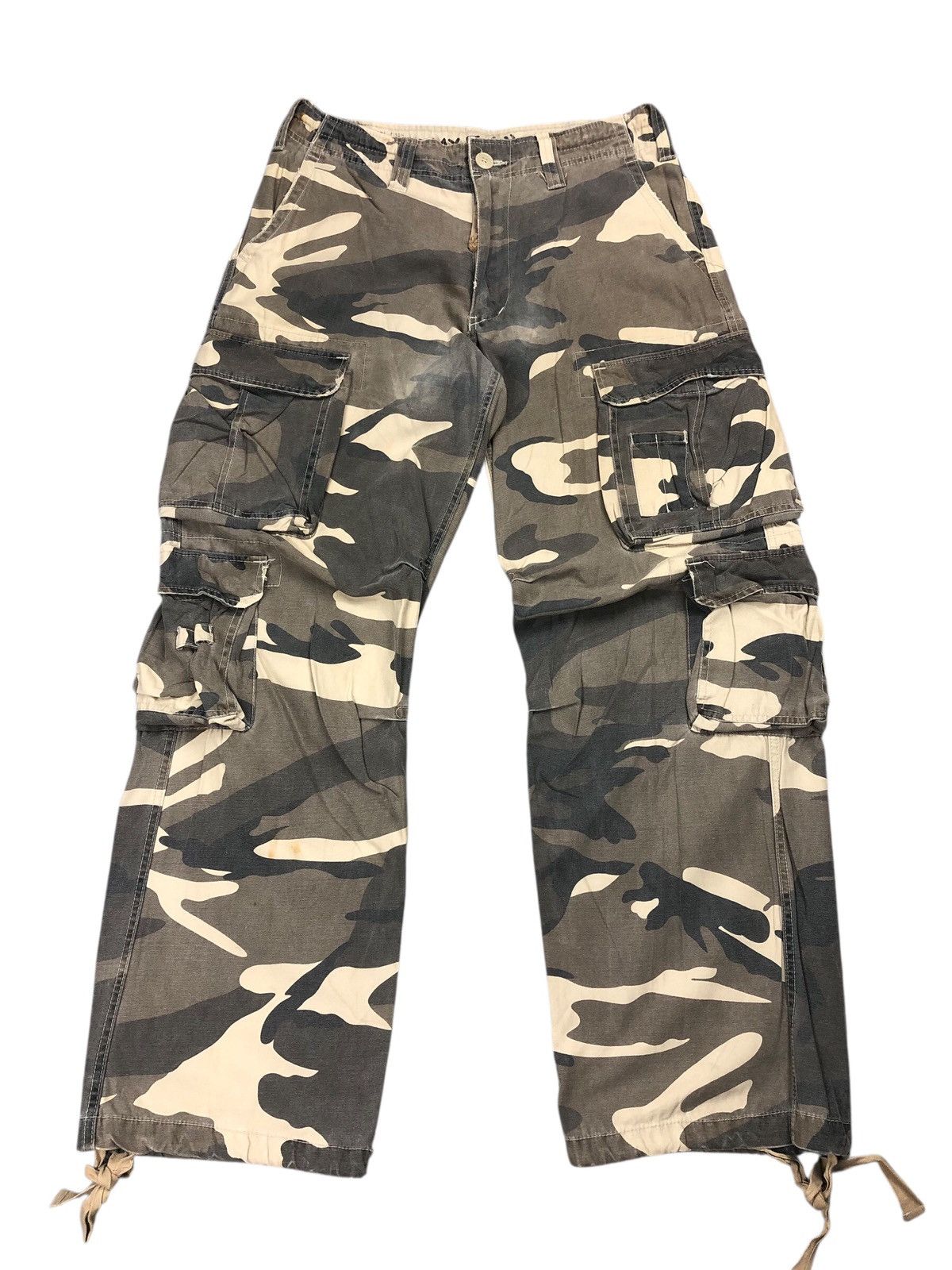 Japanese Brand × Vintage Vintage Y2K AMX AND FITCH Camo Multi Pocket Cargopants Size US 32 / EU 48 - 1 Thumbnail