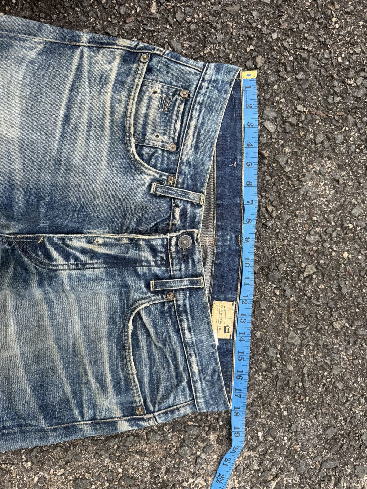 G-Star VINTAGE G STAR ITALY BUTTON FLY FADED JEAN DENIM PANTS Size US 35 - 6 Thumbnail