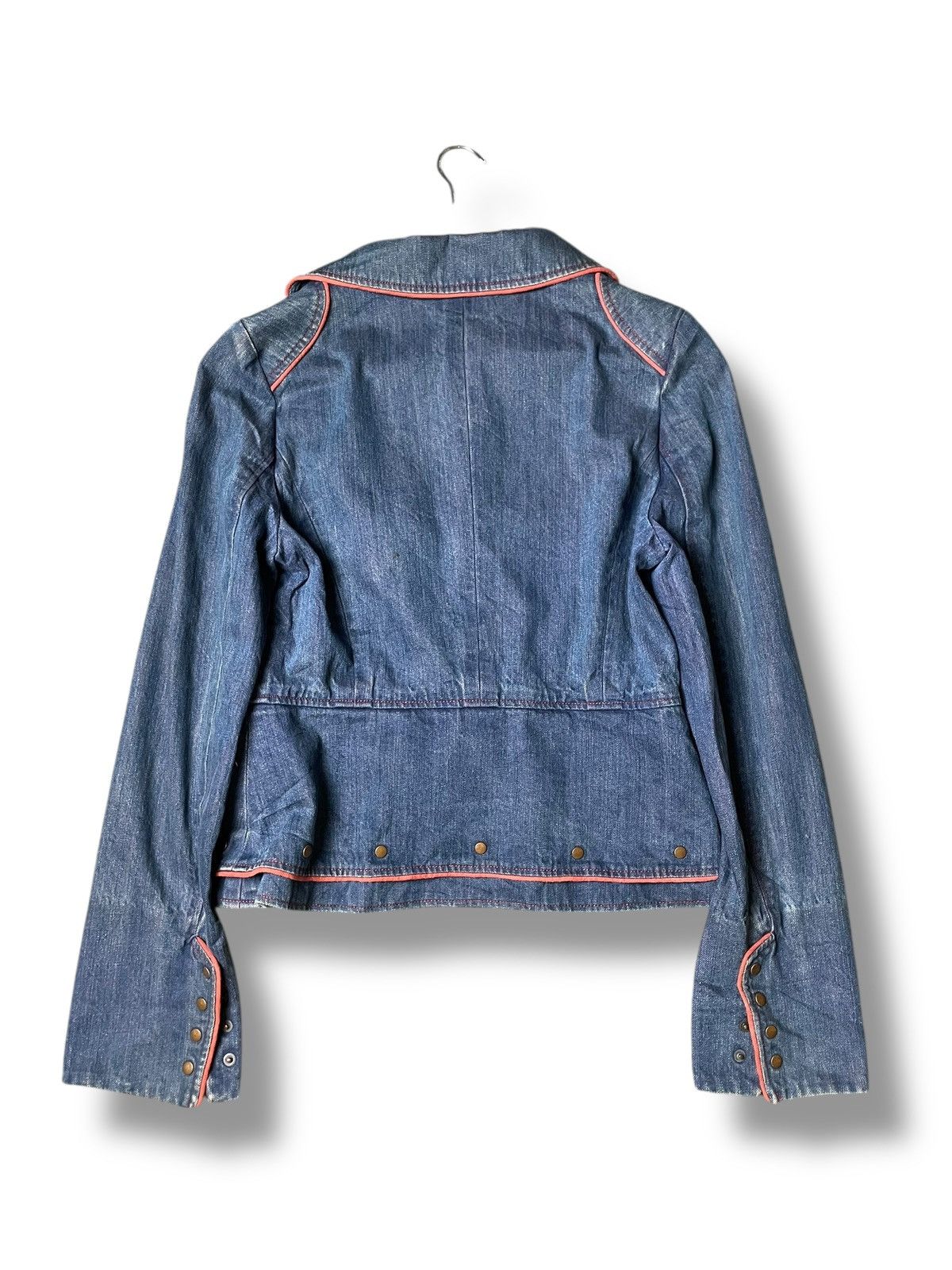 Japanese Brand × Vintage MJO VJAGGJO Brand Denim Crop Jacket (108) Size US XXS / EU 40 - 5 Thumbnail