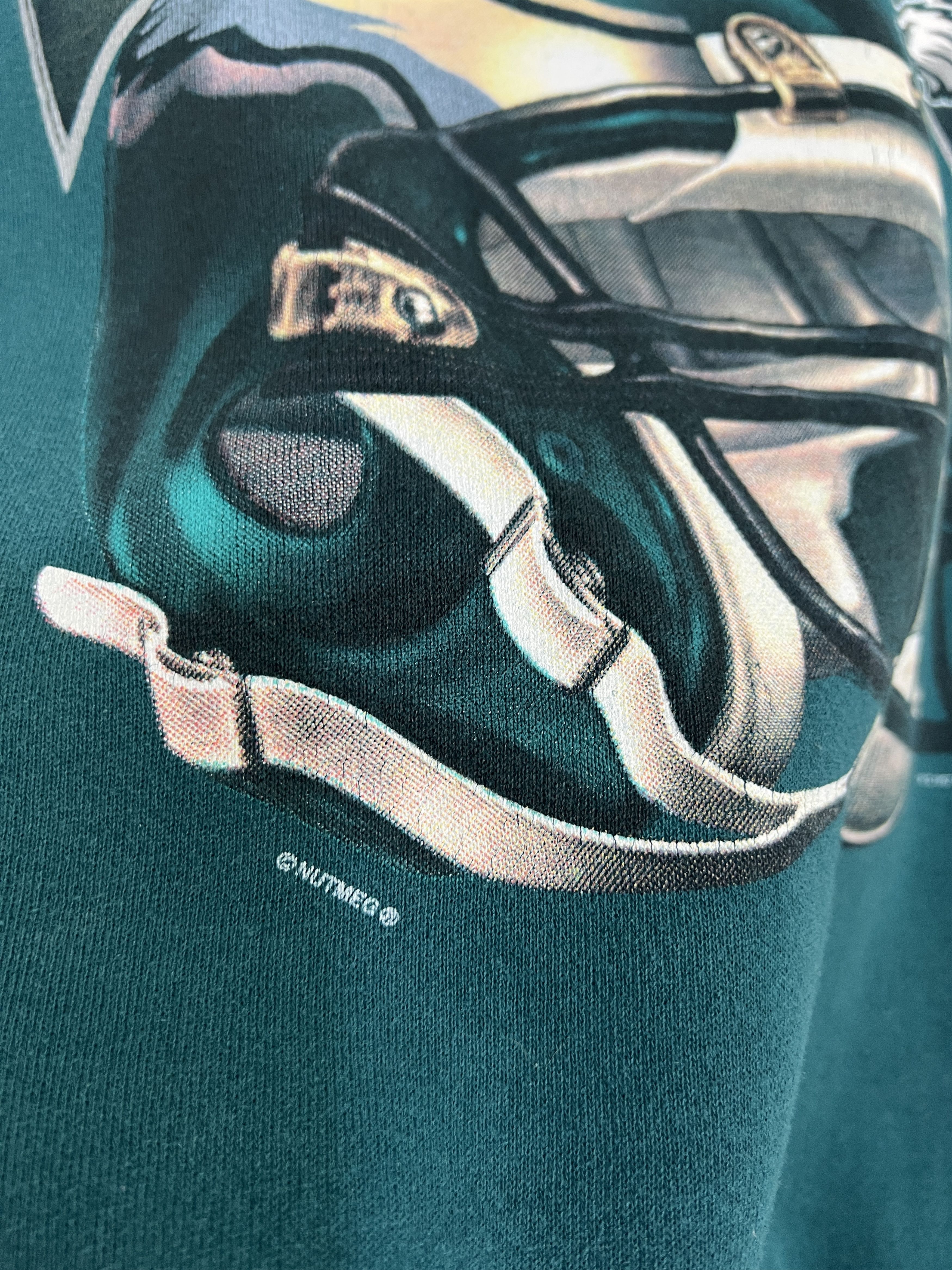 Lee Philadelphia Eagles NFL Sweatshirt Crewneck Over Print Size US XL / EU 56 / 4 - 5 Thumbnail