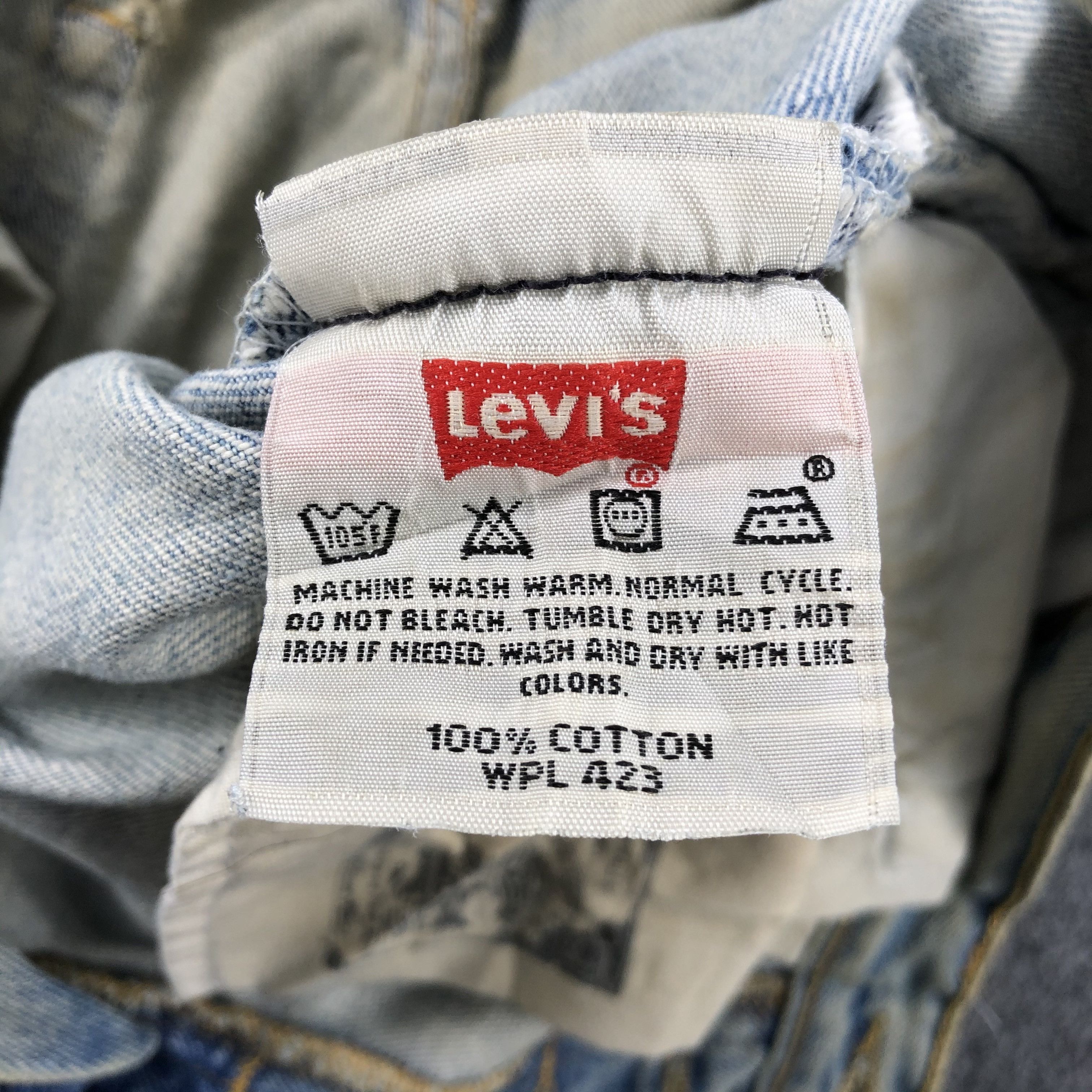 Levi's × Vintage 90s Vintage Light Wash Levis 501 Jeans-JM1827 Size US 32 / EU 48 - 11 Thumbnail