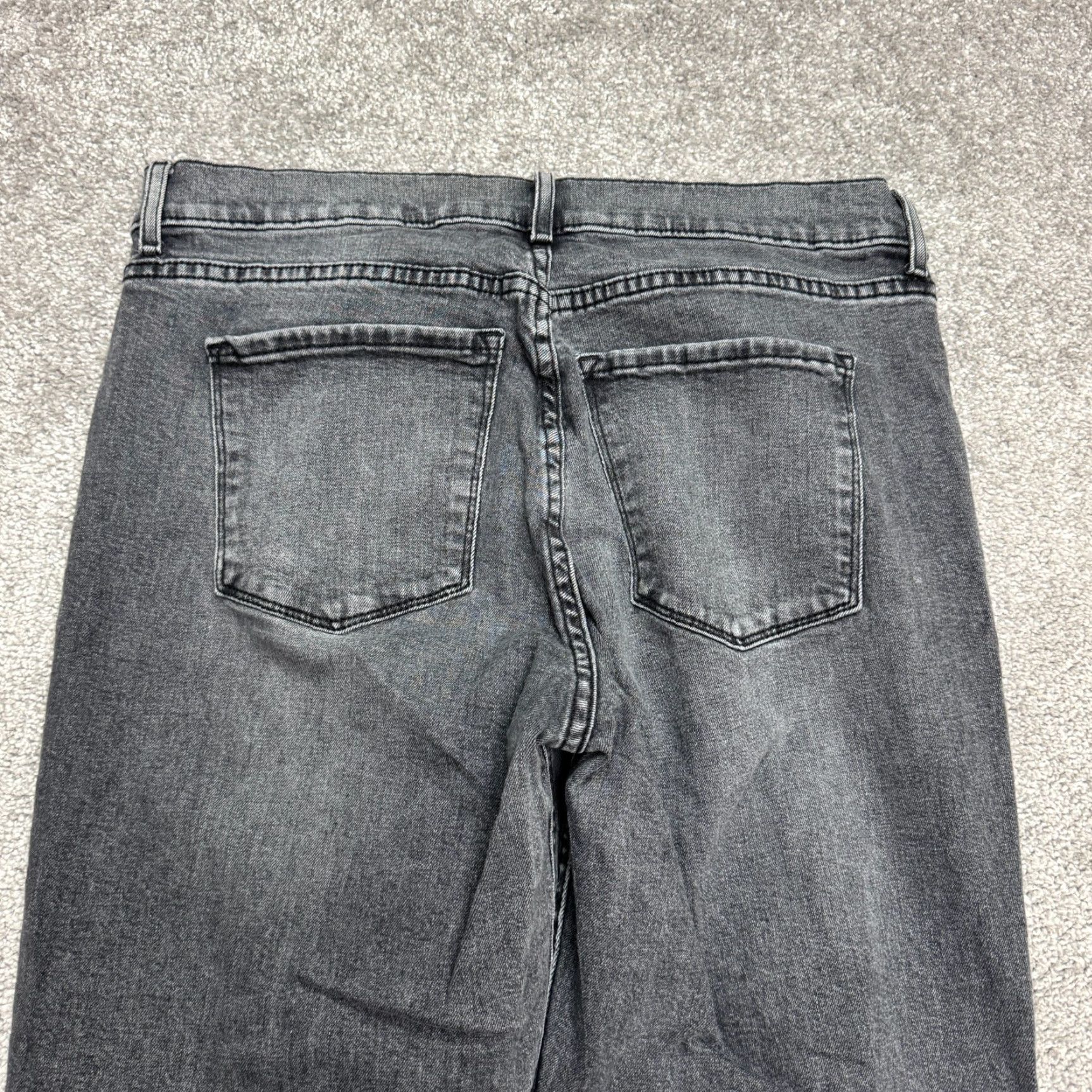 Mott & Bow Mott & Bow Boyfriend Jeans Womens 30x30 Washed Black High Rise 32x29 Denim Jeans Size 30" / US 8 / IT 44 - 5 Thumbnail