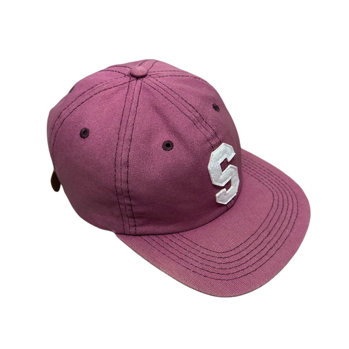 Stussy Stussy Logo S Kanvas Hat Size ONE SIZE - 2 Thumbnail