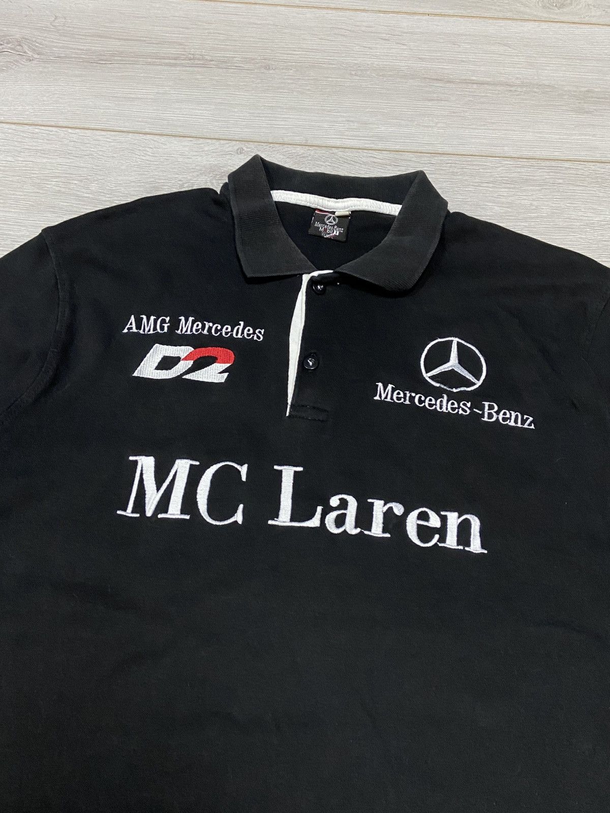 Mercedes-Benz × Puma Mclaren Mercedes vintage polo big logo Size US XL / EU 56 / 4 - 4 Thumbnail