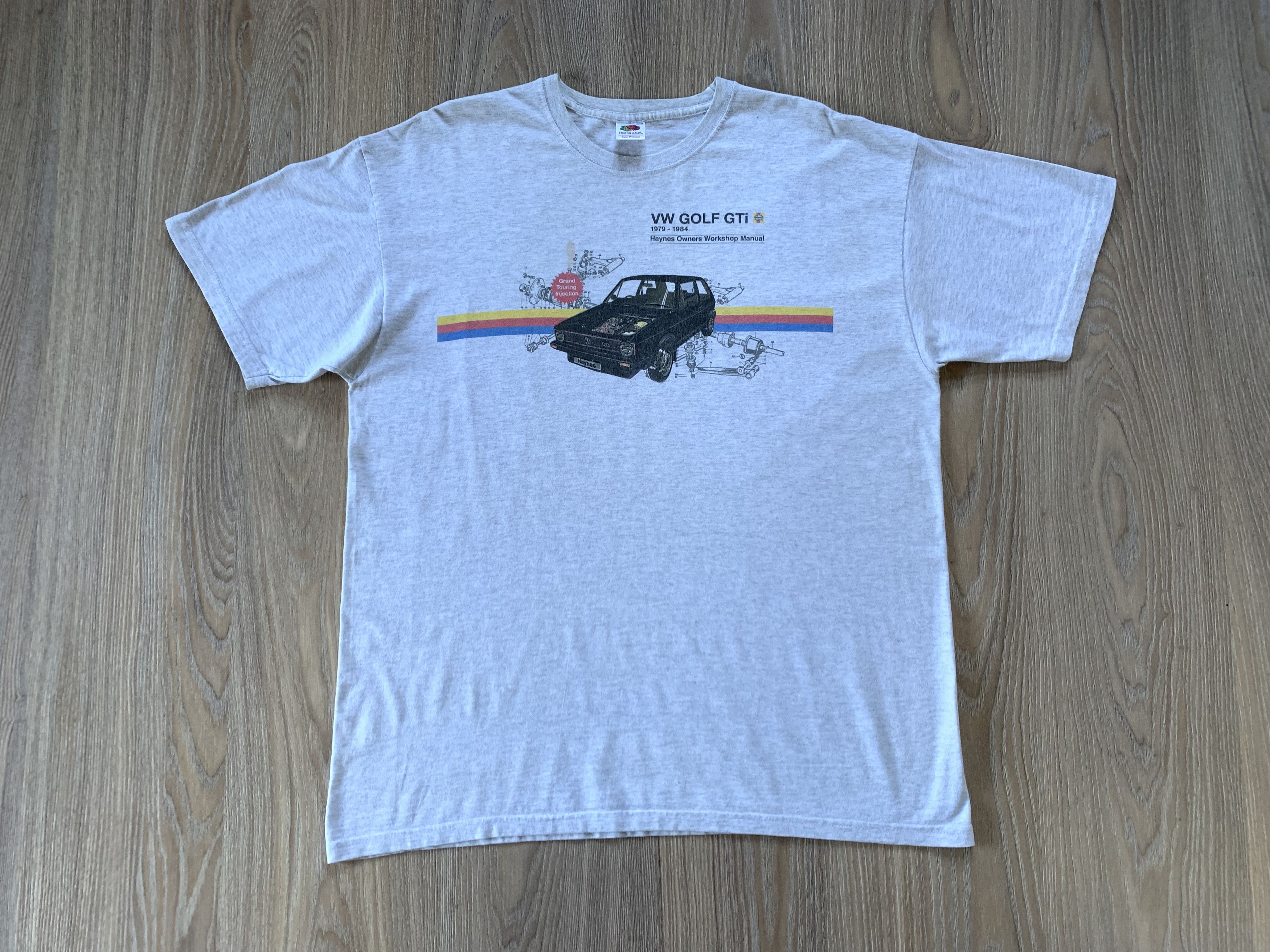 Fruit Of The Loom Rare Volkswagen Golf GTI Racing T-Shirt Vintage Size US XL / EU 56 / 4 - 2 Thumbnail