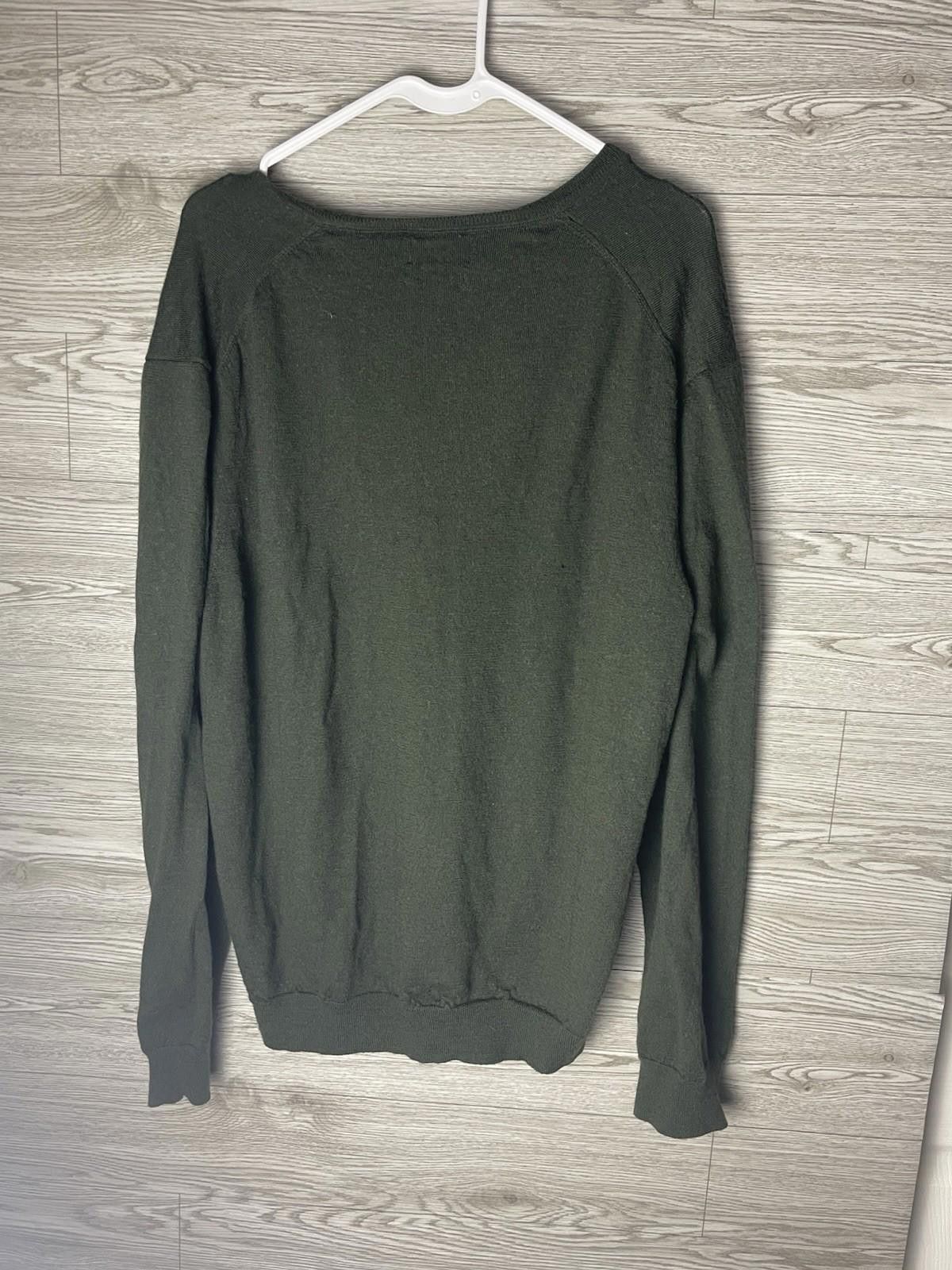 Polo Ralph Lauren Polo Ralph Lauren Sweater Mens XXL Merino Wool Green #2 Size US XXL / EU 58 / 5 - 2 Thumbnail